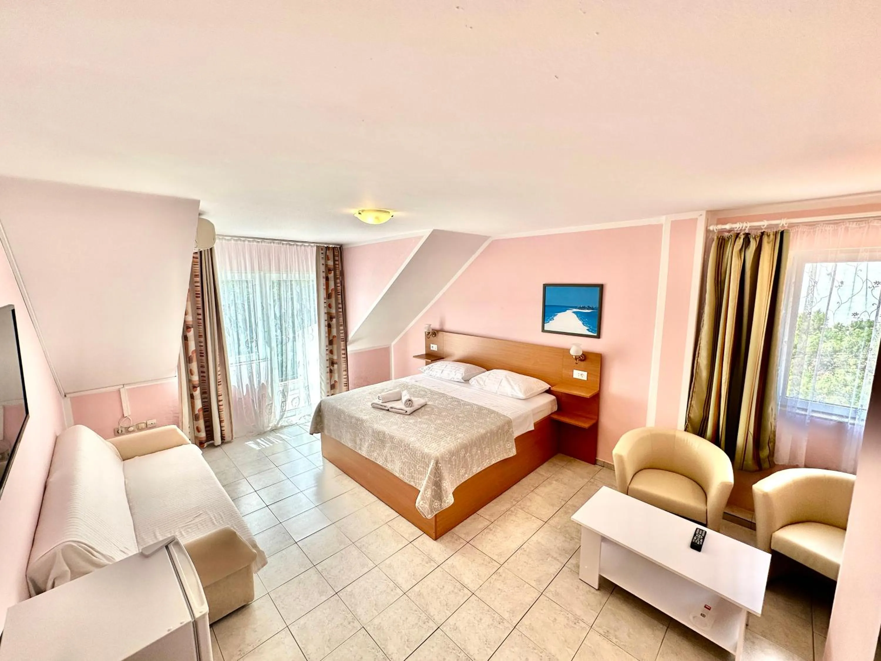 Superior Double Room with Sea View in Pansion Begic