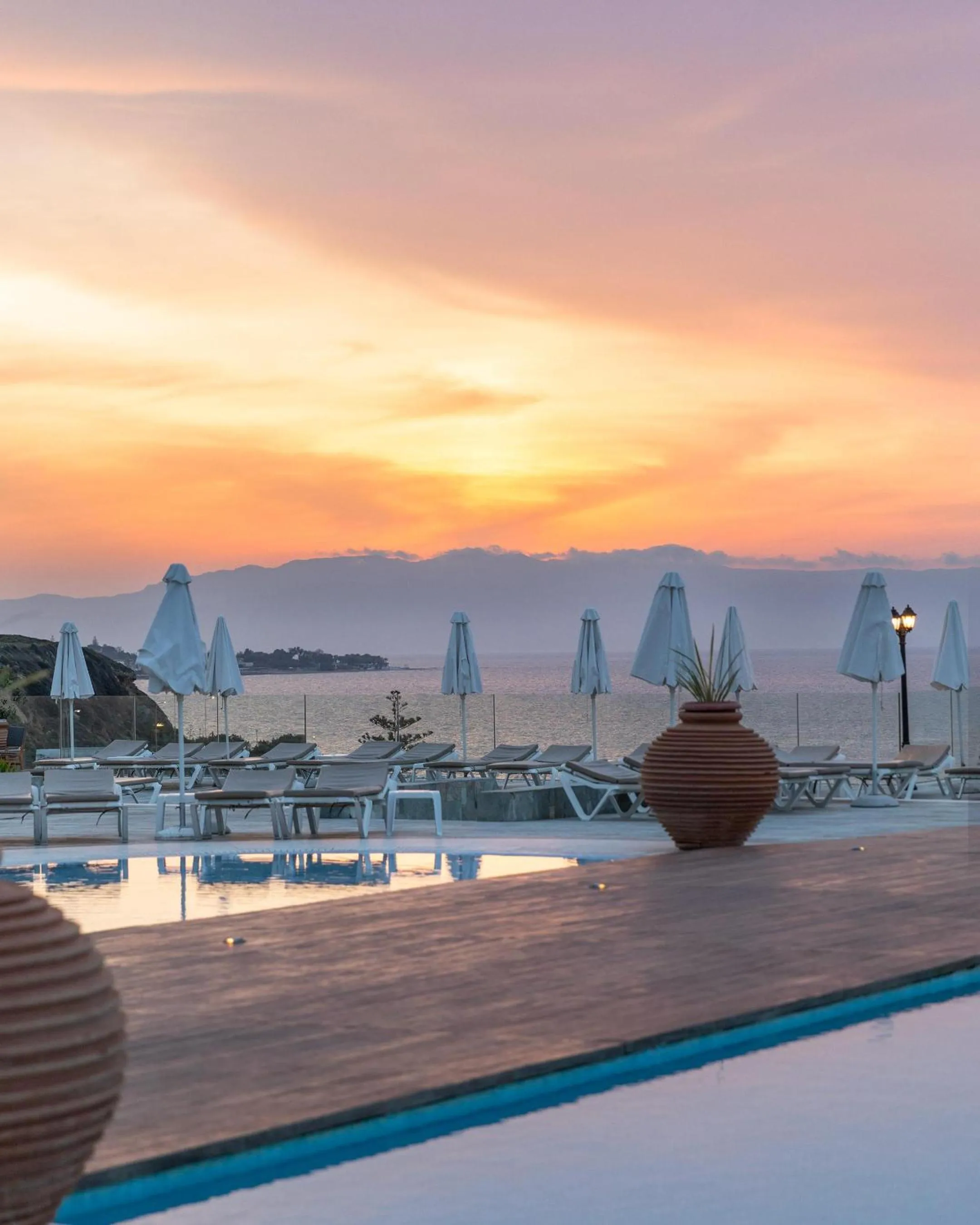 Swimming pool in Leptos Panorama Hotel