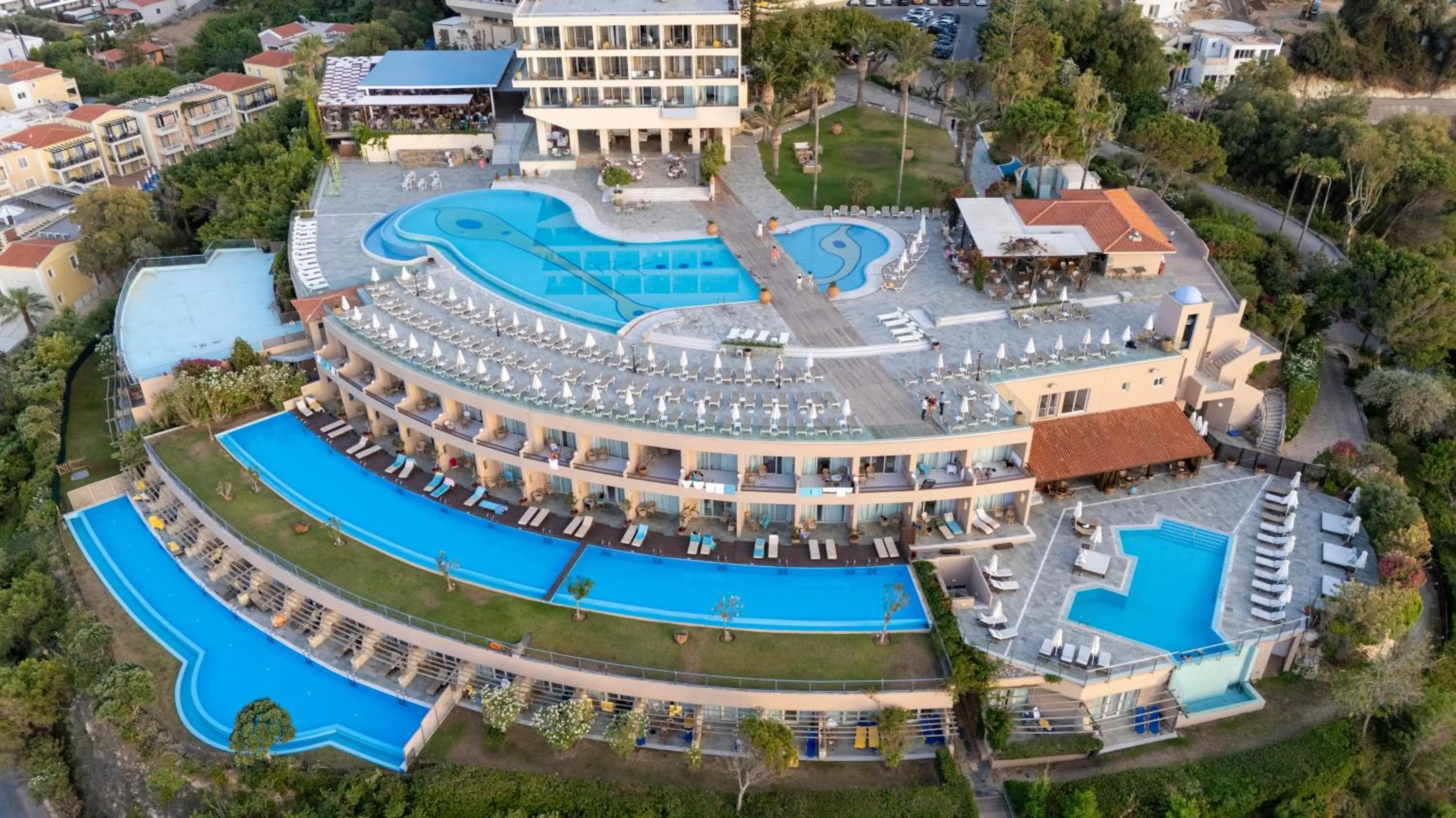 Property building in Leptos Panorama Hotel