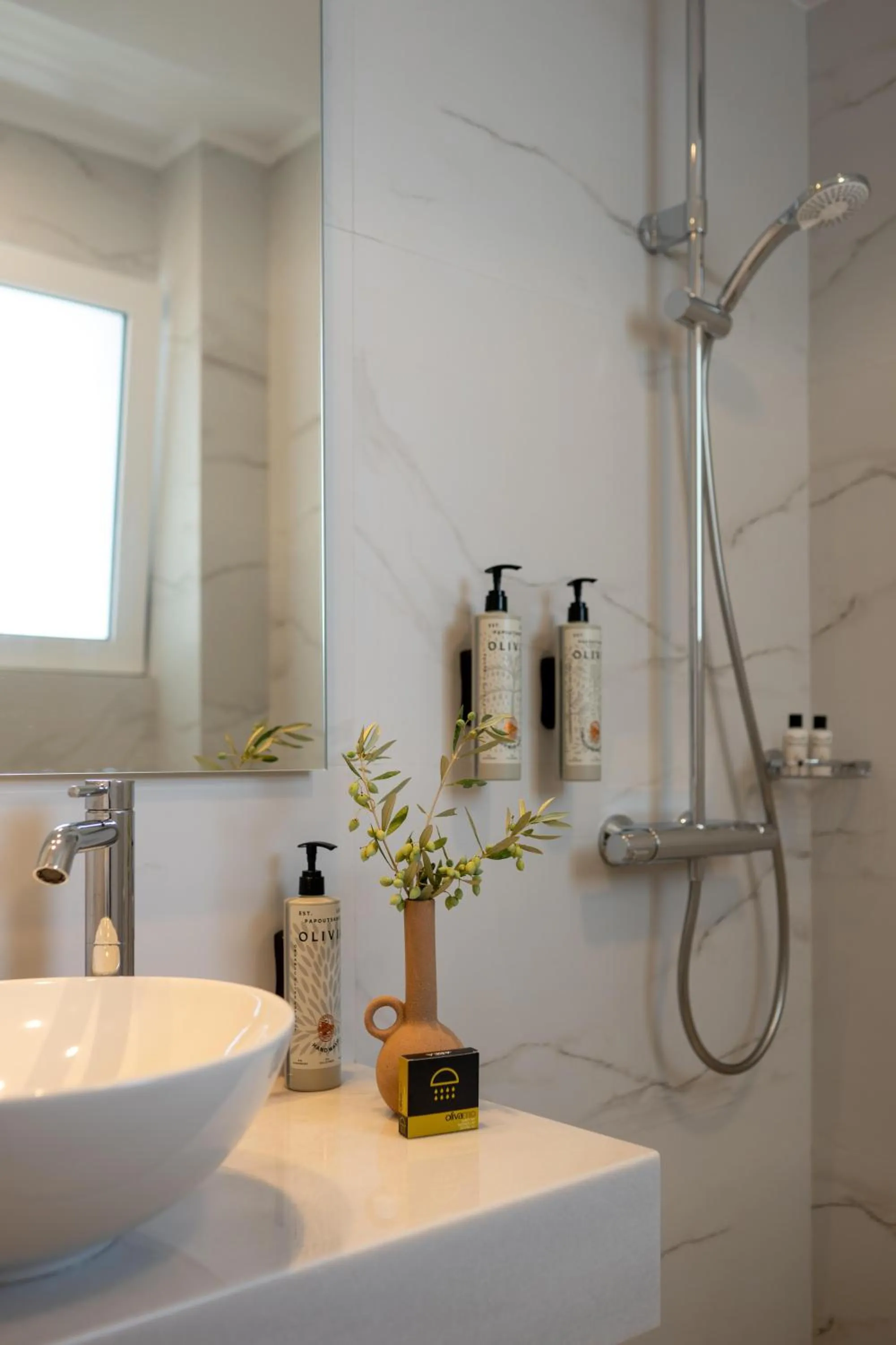 Bathroom in Leptos Panorama Hotel