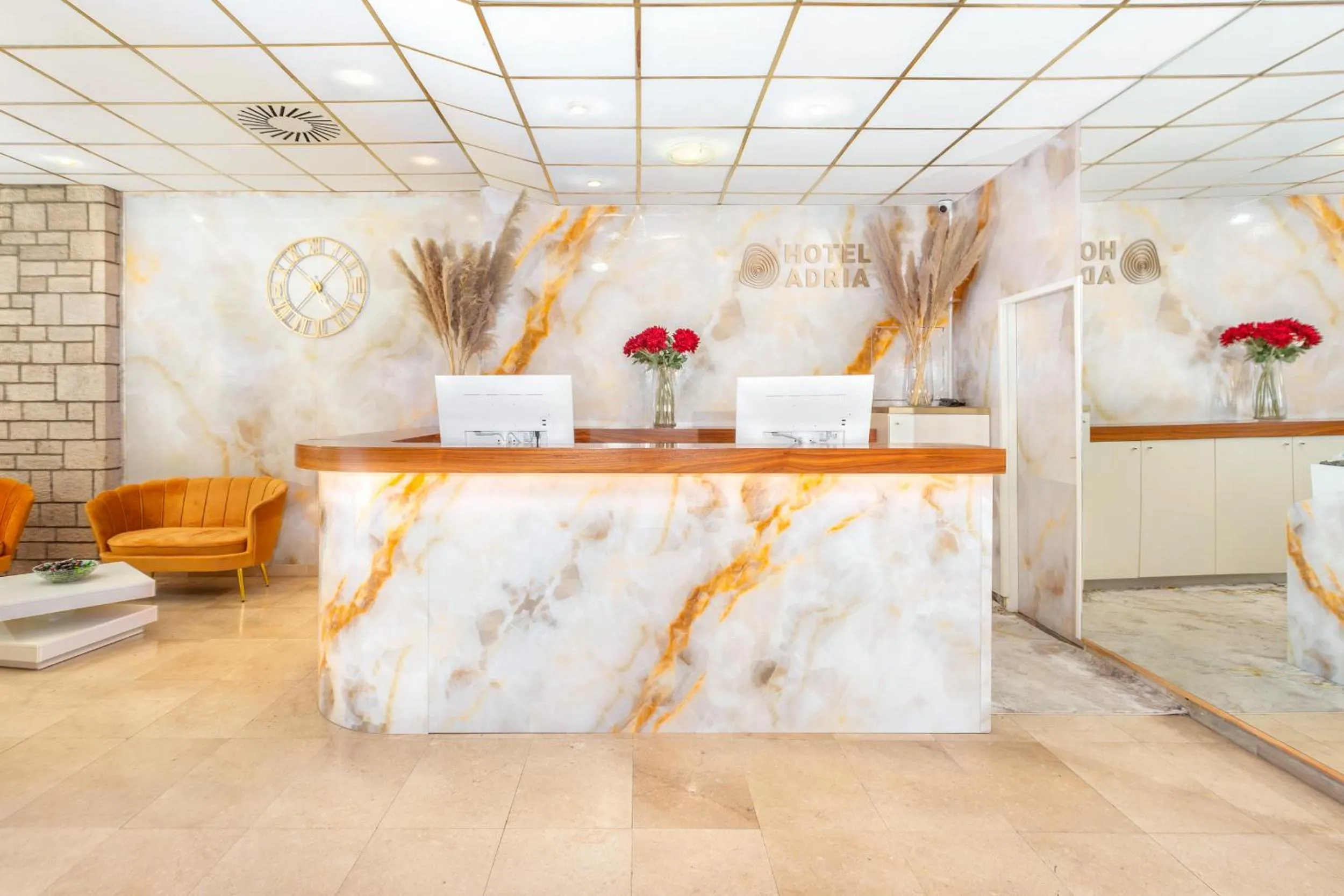 Lobby or reception in Hotel Adria