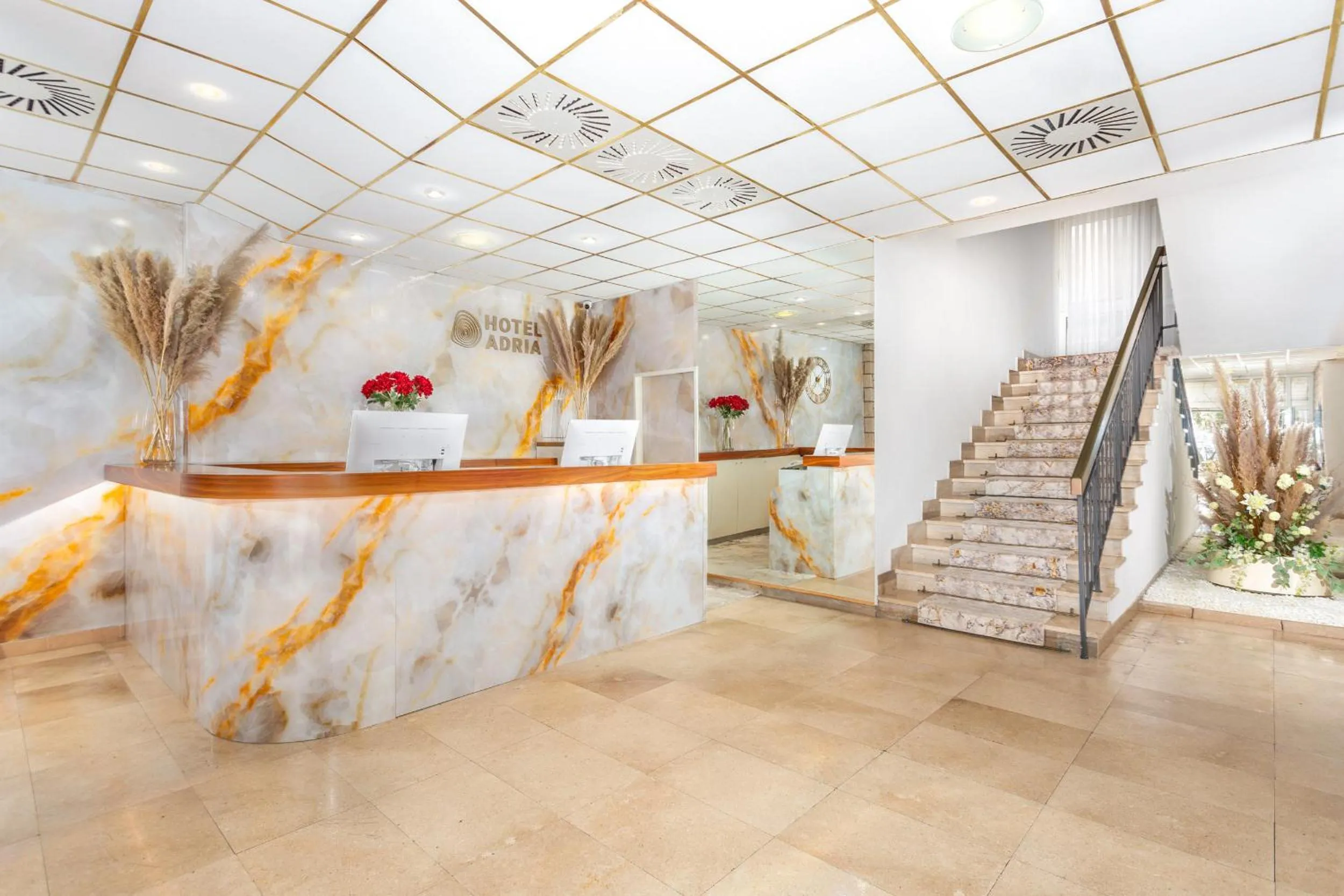 Lobby or reception in Hotel Adria