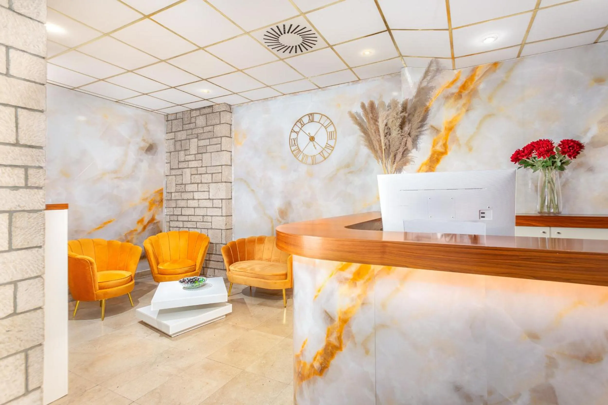 Lobby or reception in Hotel Adria