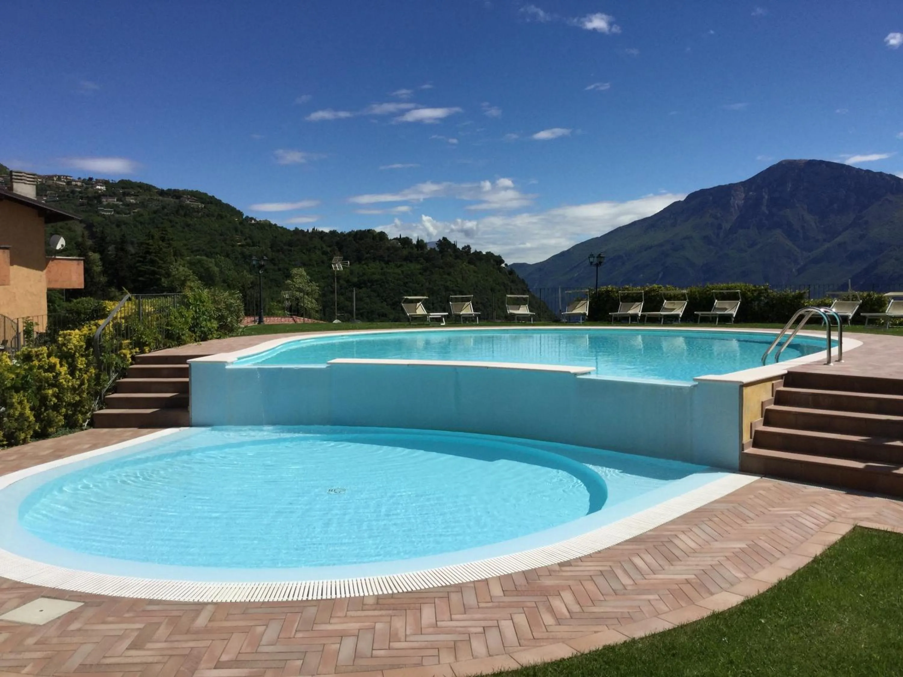 Pool view in Stella D'Oro - Hotel & Apartments