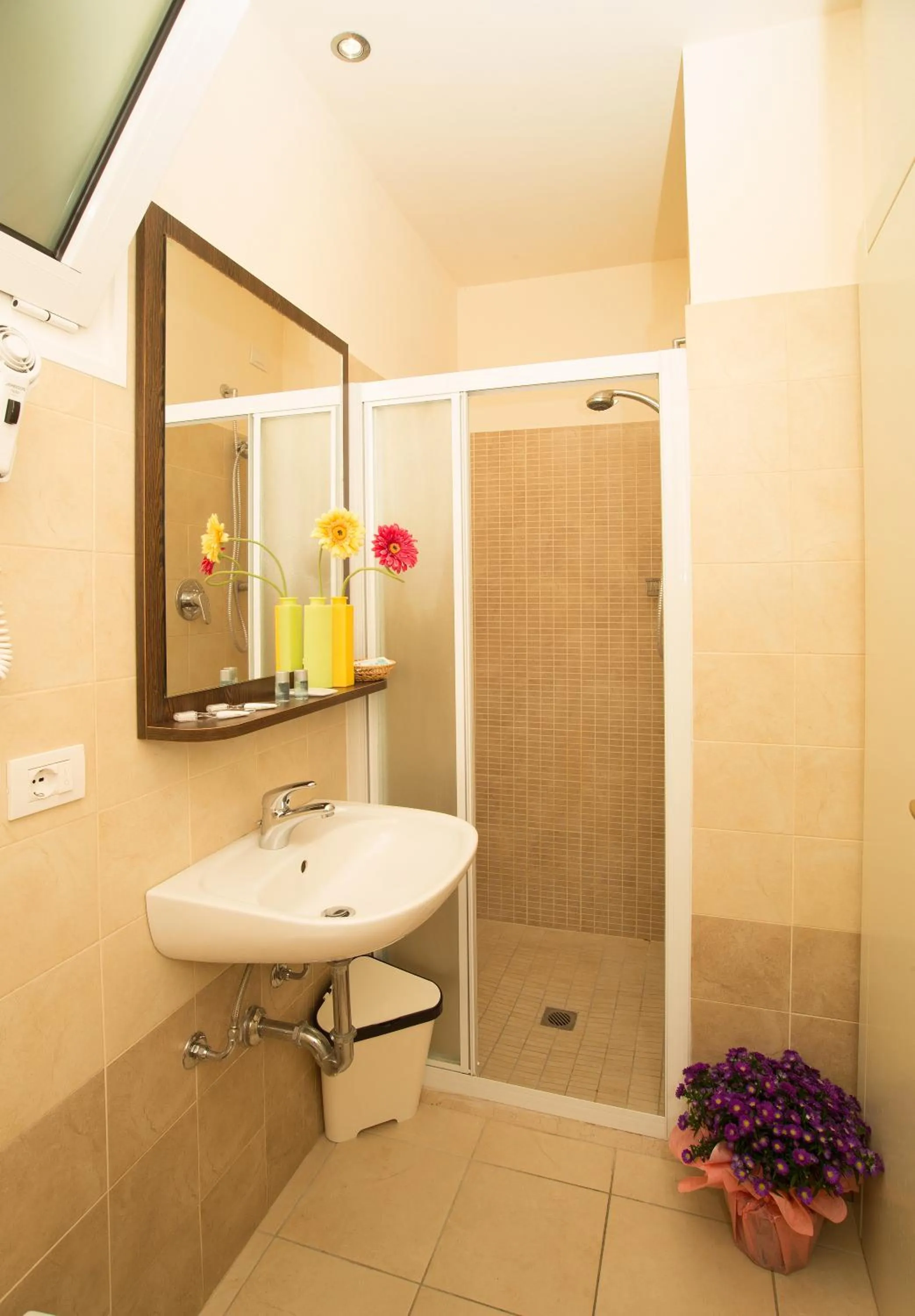 Shower in Hotel Alibi