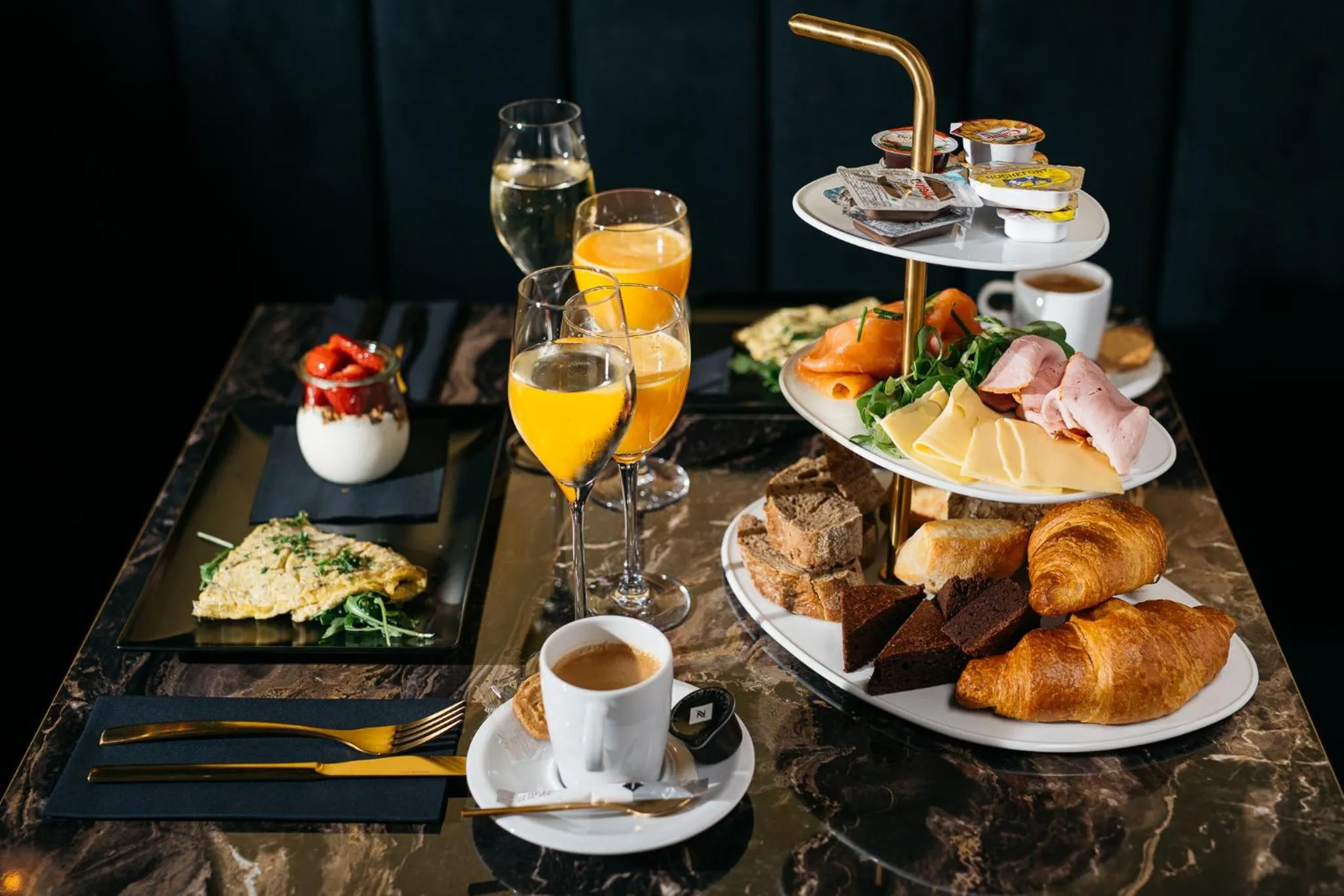 Food and drinks in Hotel Britannique