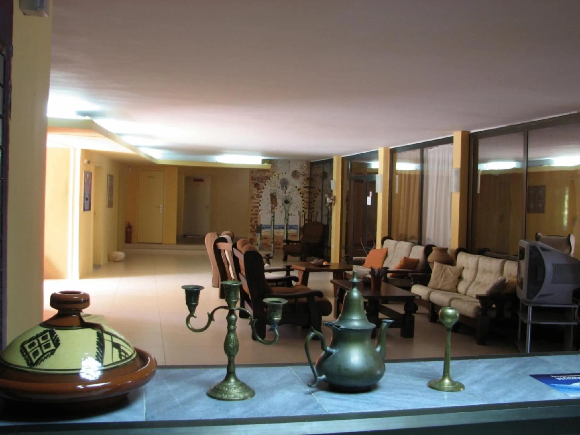 Lobby or reception in Hotel Horizont