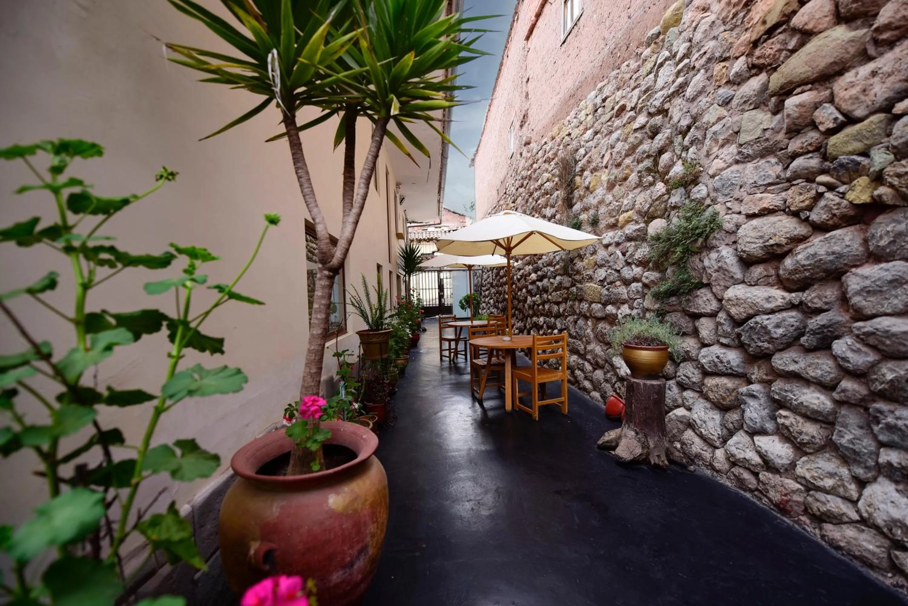 Property building in Hotel Boutique Gold Garden