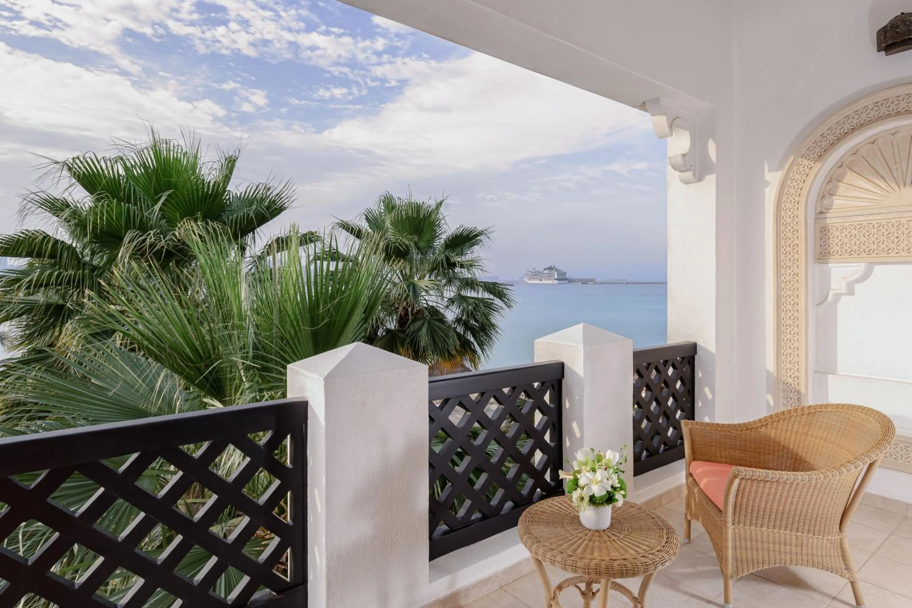 Bedroom in Sharq Village & Spa, a Ritz-Carlton Hotel