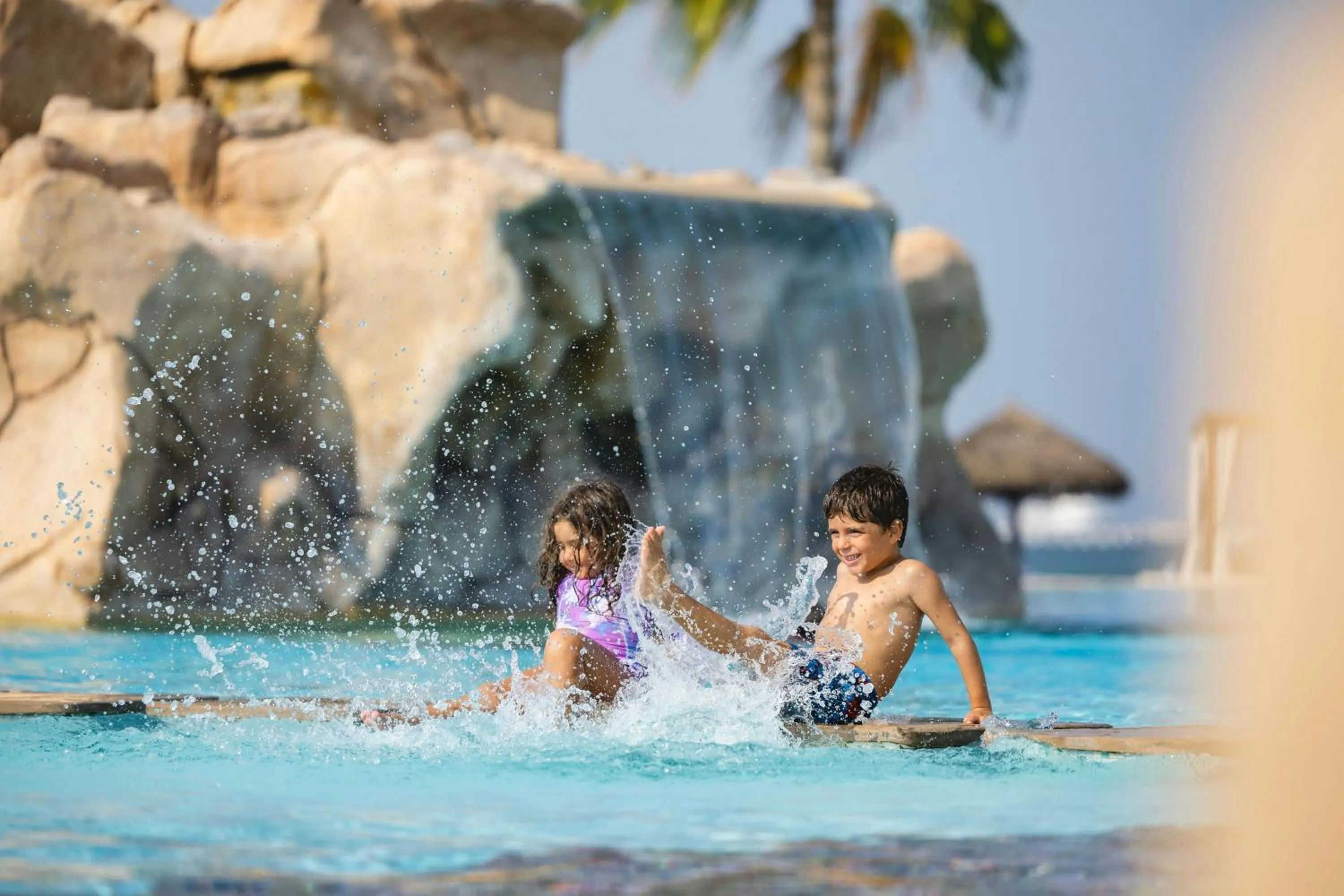 Swimming pool in Sharq Village & Spa, a Ritz-Carlton Hotel