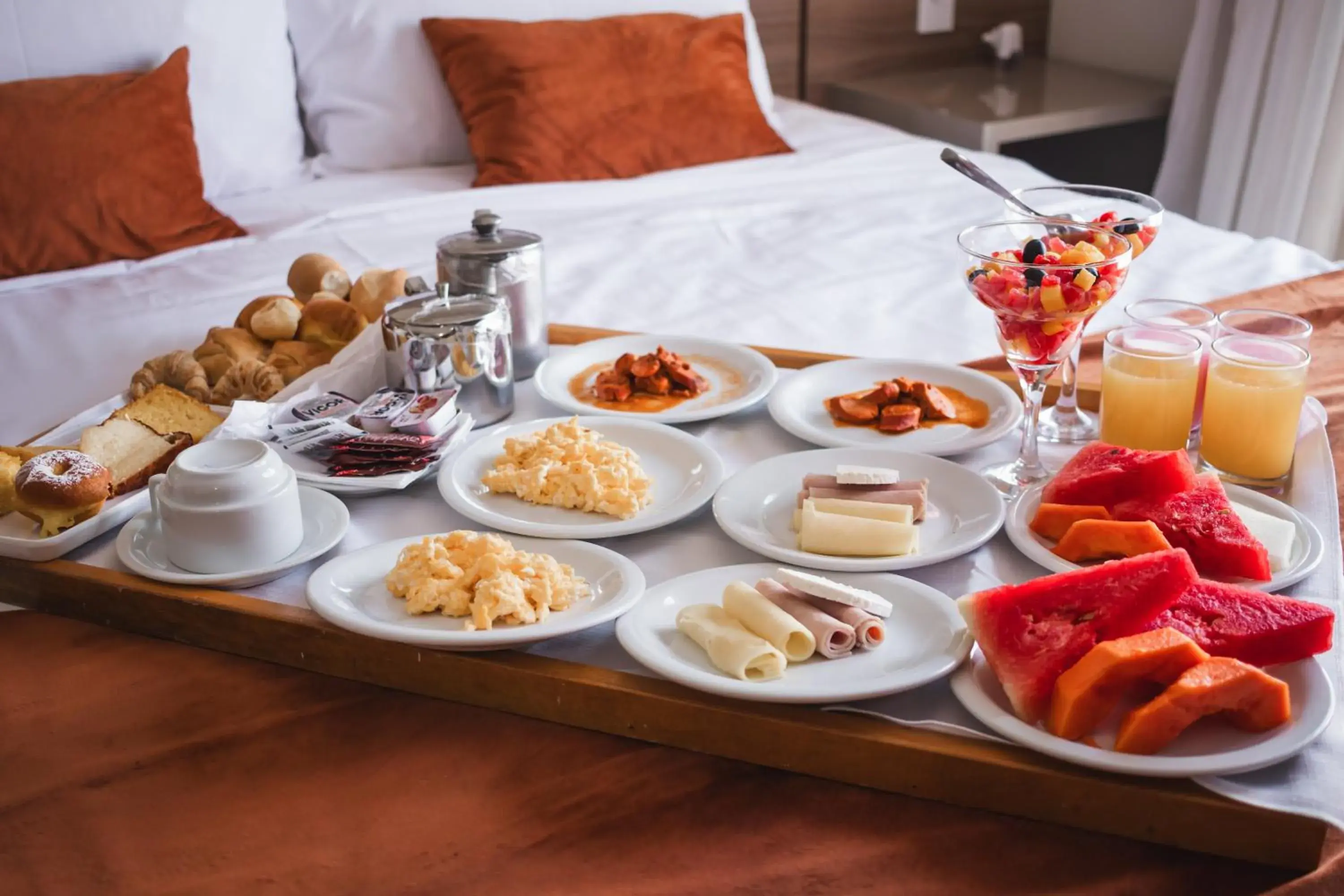 Continental breakfast in Brisamar Hotel & SPA São Luís Continental breakfast in Brisamar Hotel & SPA São Luís