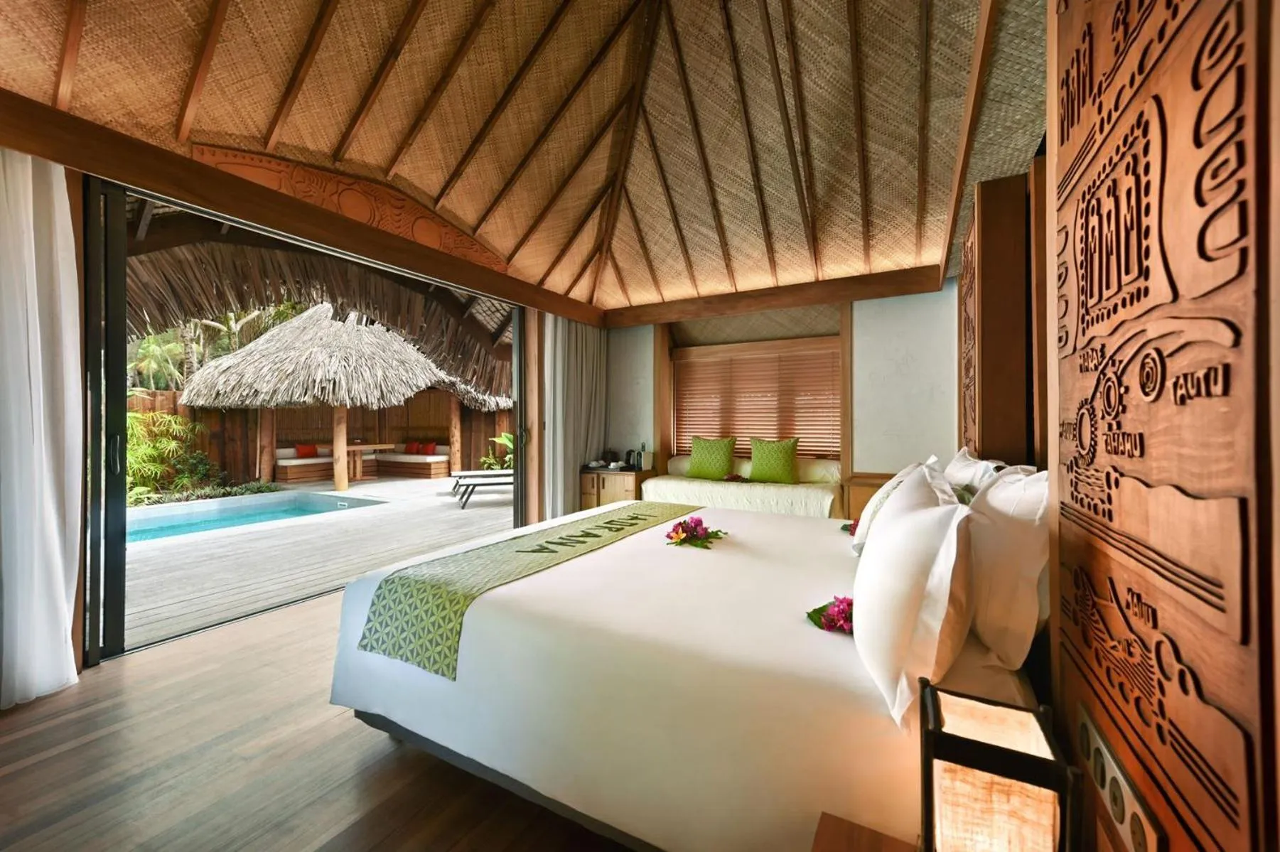 Coffee/tea facilities, Bed in Le Bora Bora by Pearl Resorts
