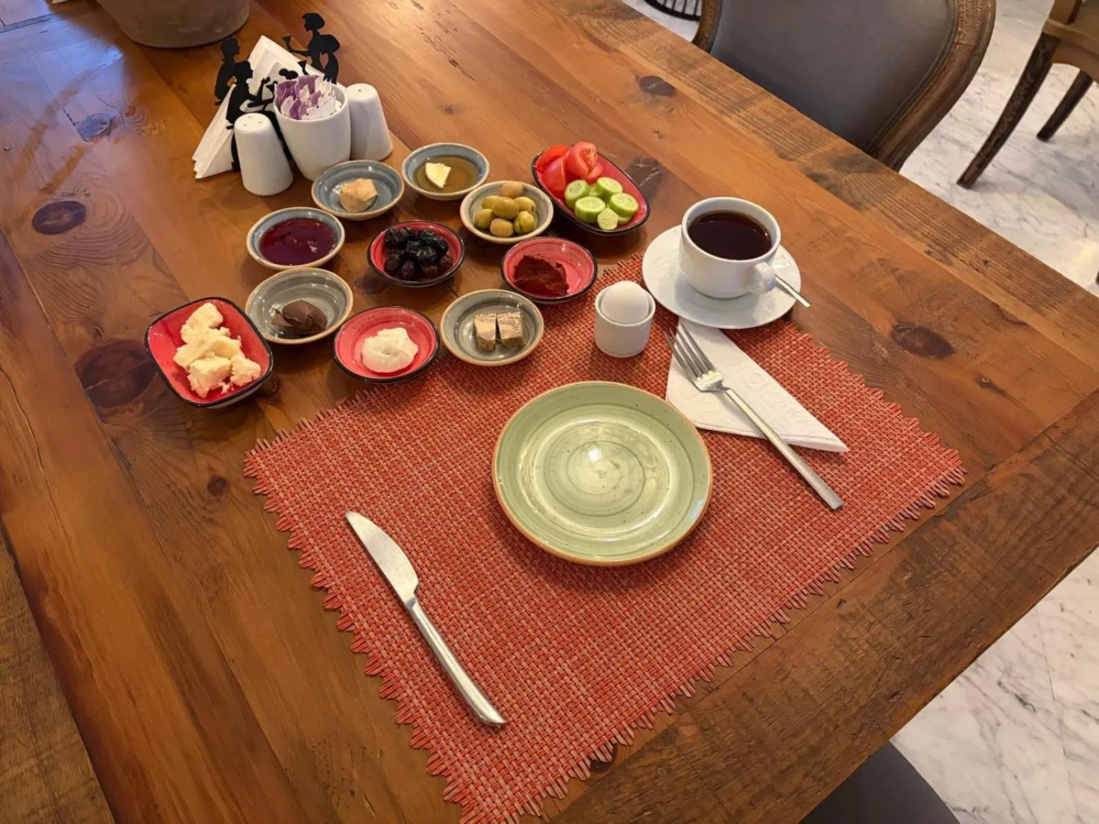 Continental breakfast in Amofta Hotel Taksim
