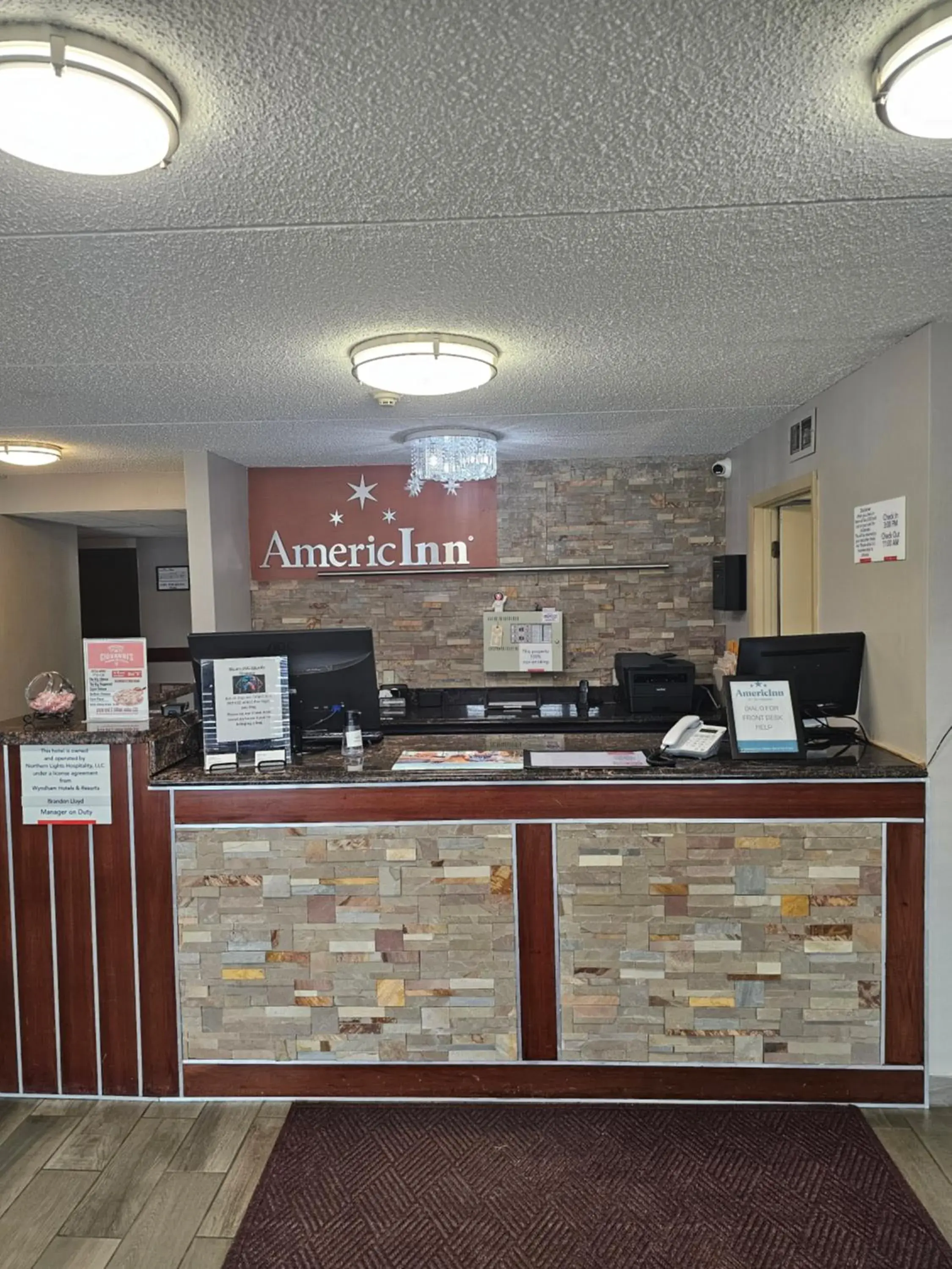 Lobby or reception in AmericInn by Wyndham Baxter Brainerd Lobby or reception in AmericInn by Wyndham Baxter Brainerd