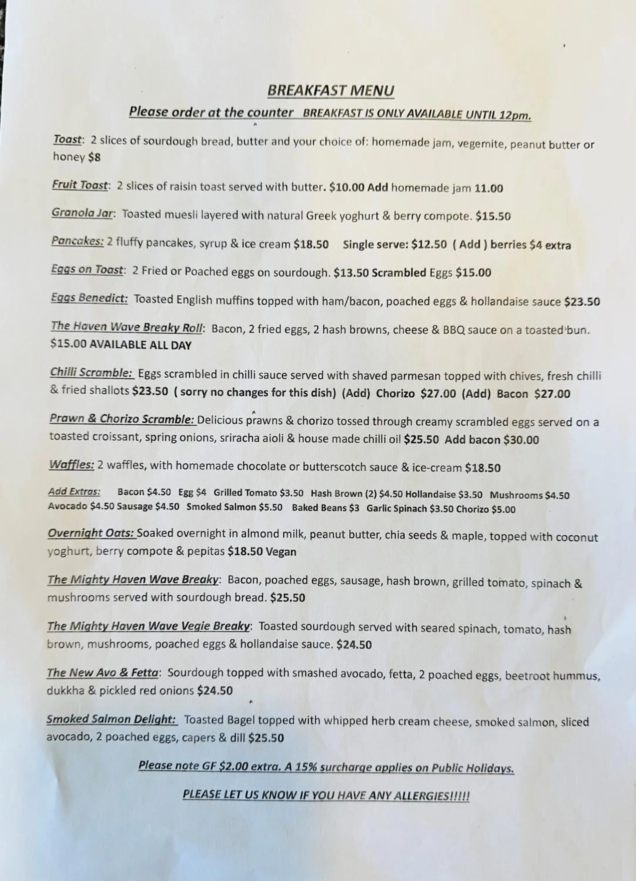 Restaurant/places to eat in The Island Accommodation Restaurant/places to eat in The Island Accommodation