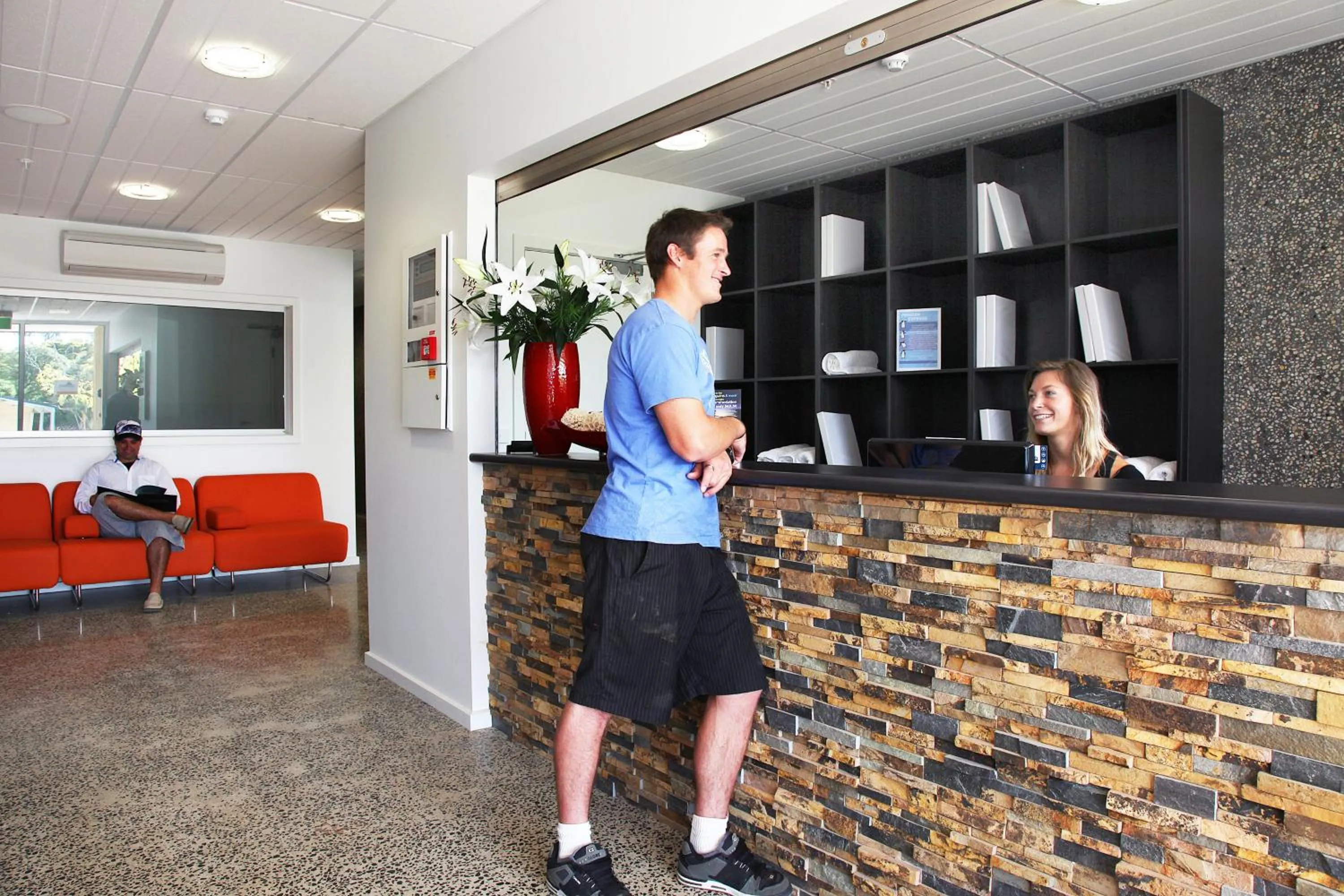 Staff in The Island Accommodation