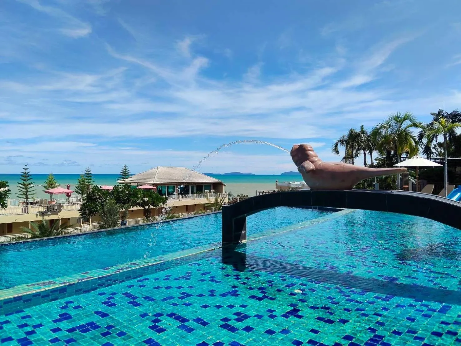 Swimming pool in Royal Phala Cliff Beach Resort