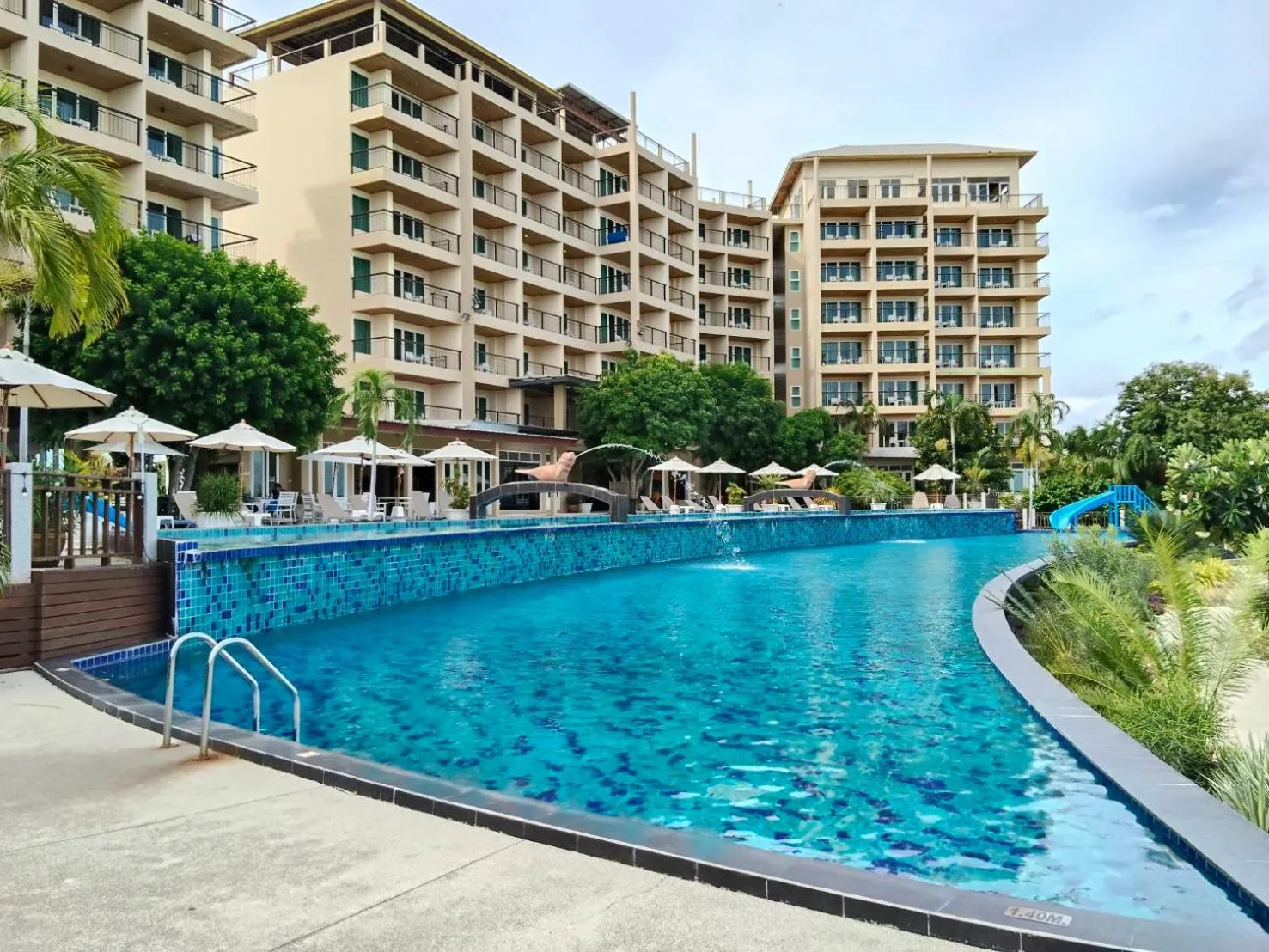 Swimming pool in Royal Phala Cliff Beach Resort
