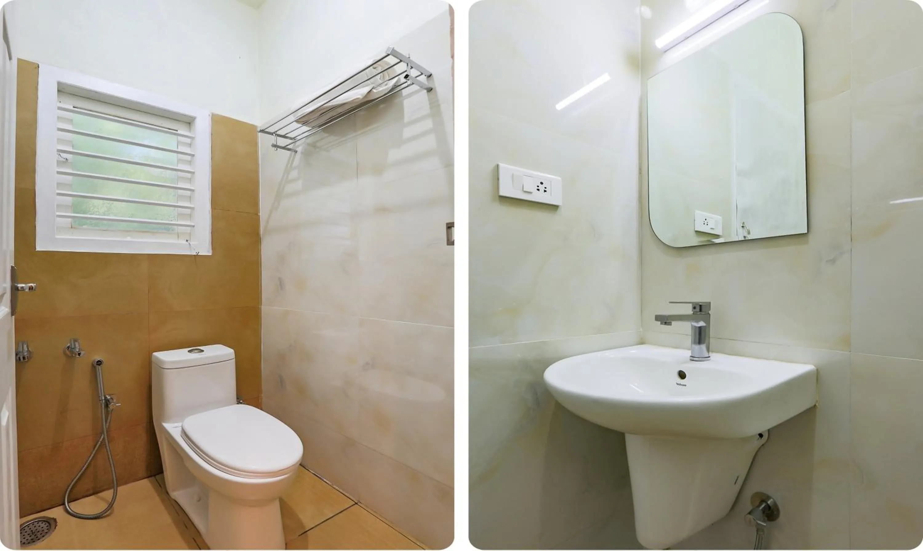 Bathroom in Itsy Hotels Kottaram Residency, 10 Mins To Botanical Garden