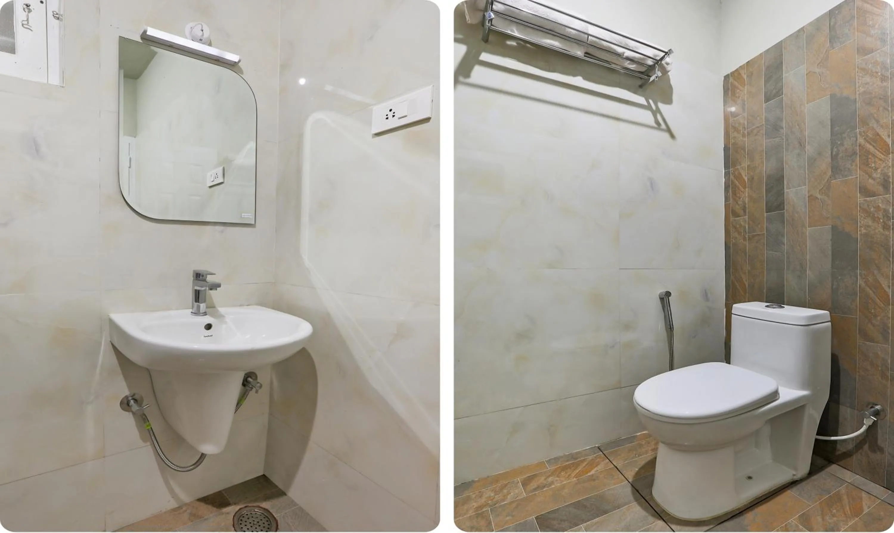 Bathroom in Itsy Hotels Kottaram Residency, 10 Mins To Botanical Garden