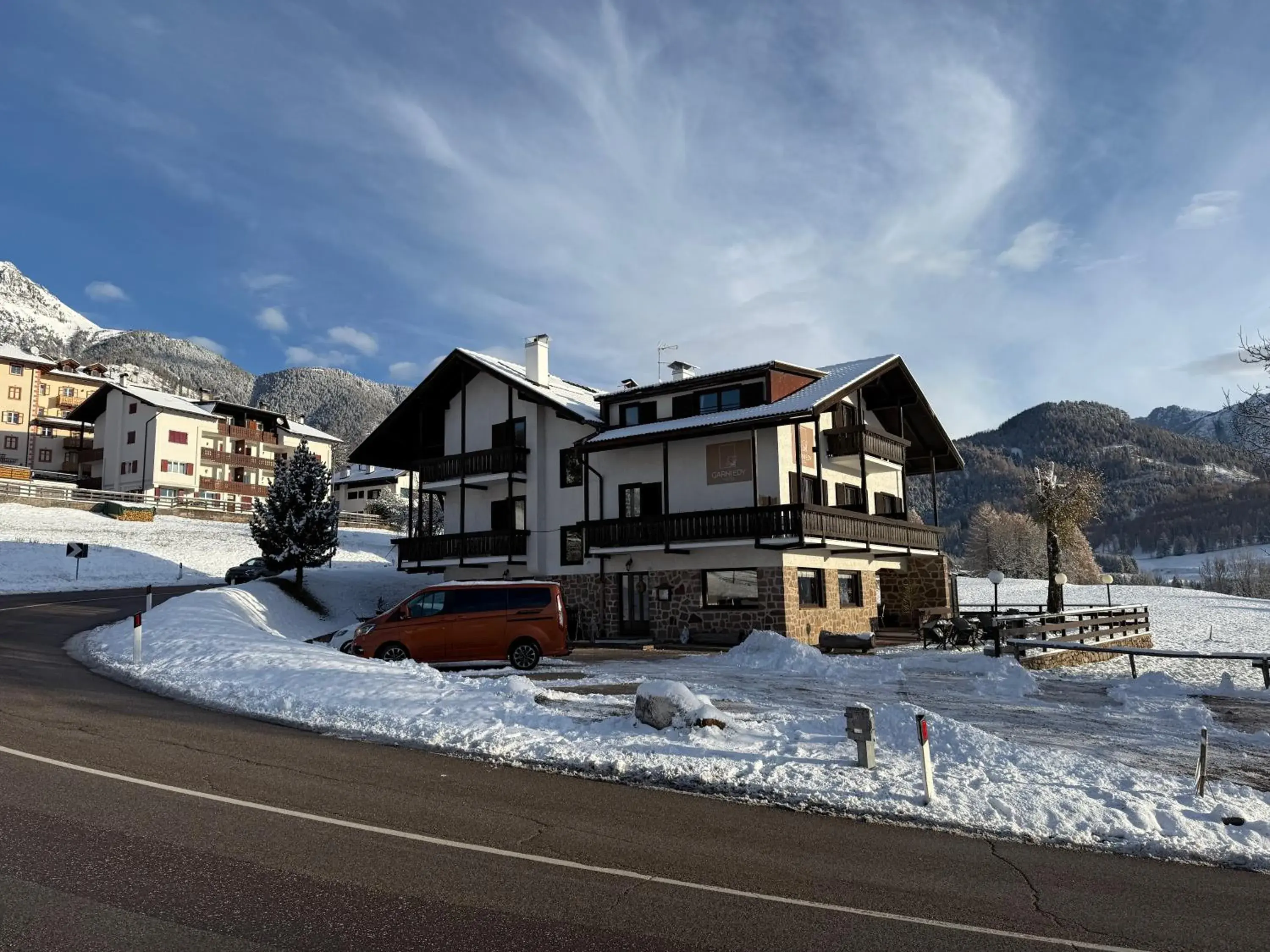 Property building in Hotel Garni Edy Property building in Hotel Garni Edy