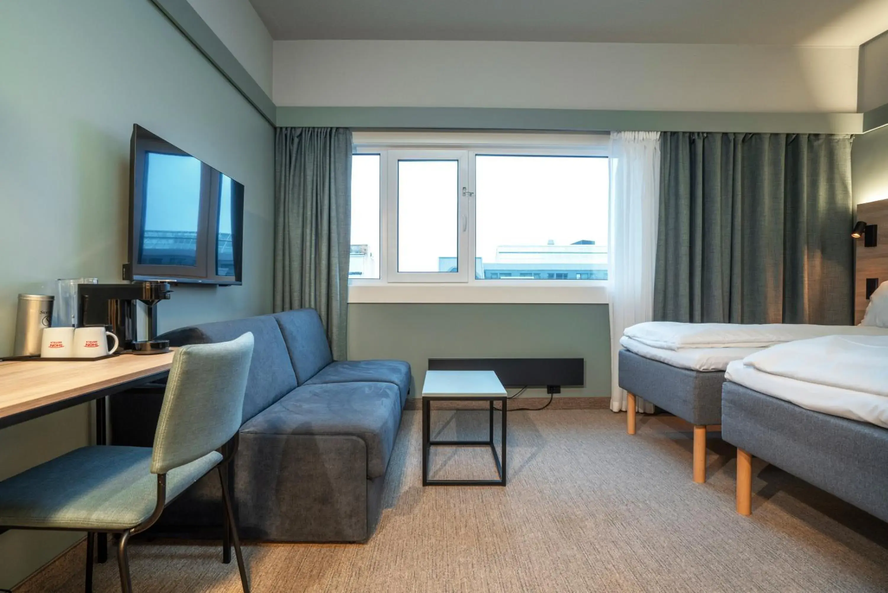 Bedroom, Bed in Thon Partner Hotel Kristiansand Bedroom, Bed in Thon Partner Hotel Kristiansand