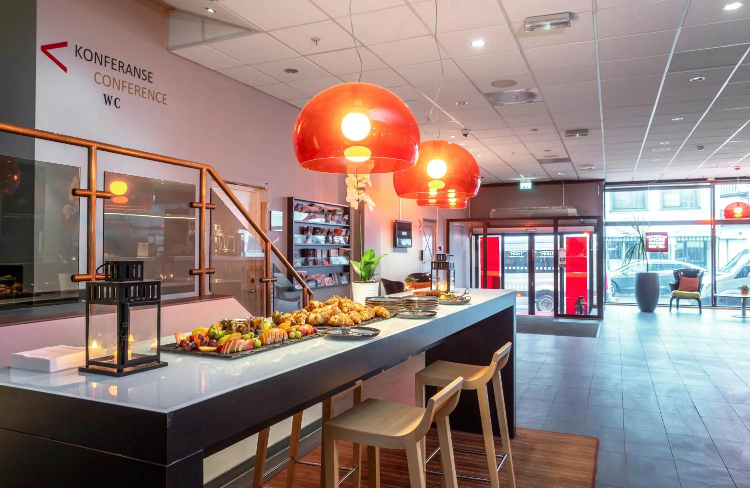 Lobby or reception in Thon Partner Hotel Kristiansand