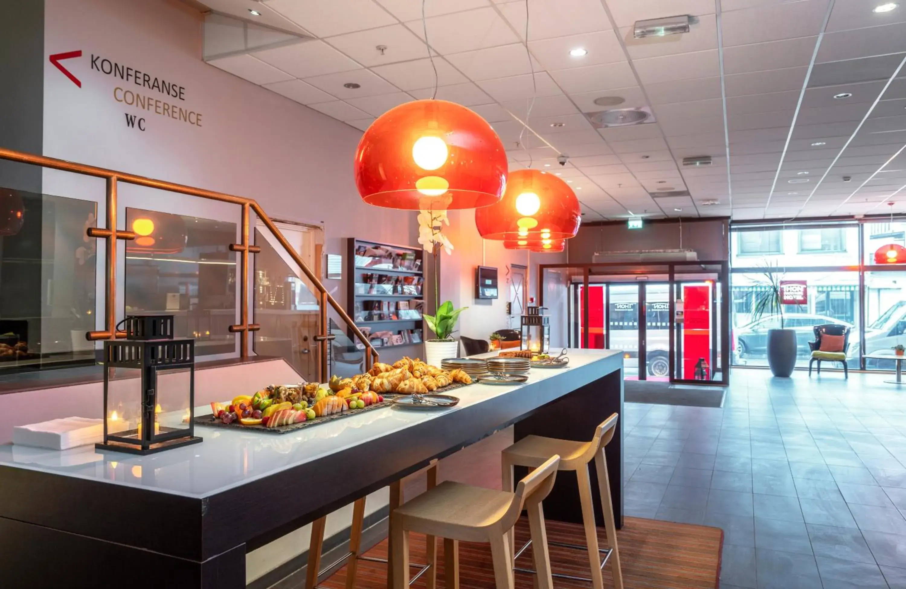 Lobby or reception in Thon Partner Hotel Kristiansand Lobby or reception in Thon Partner Hotel Kristiansand