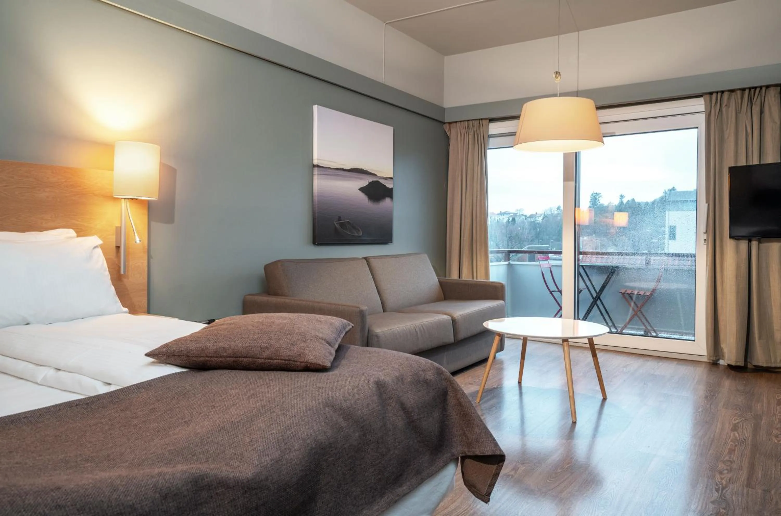 Bedroom, Bed in Thon Partner Hotel Kristiansand