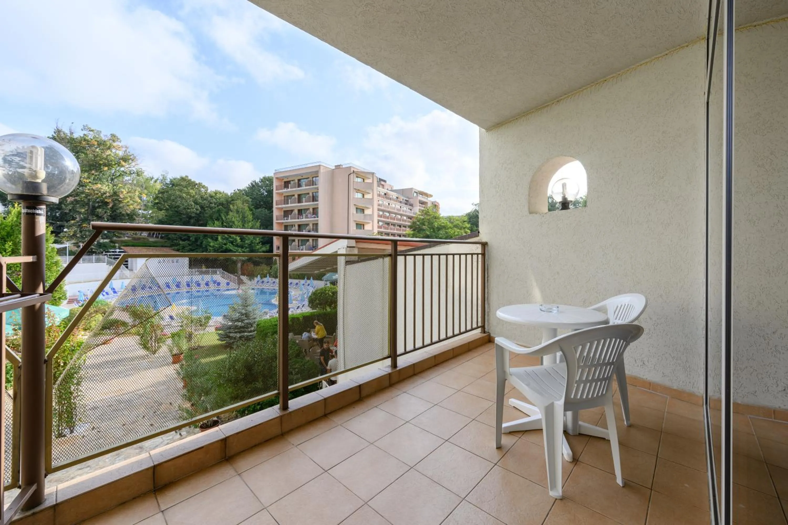 Balcony/Terrace in Madara Park Hotel - All Inclusive
