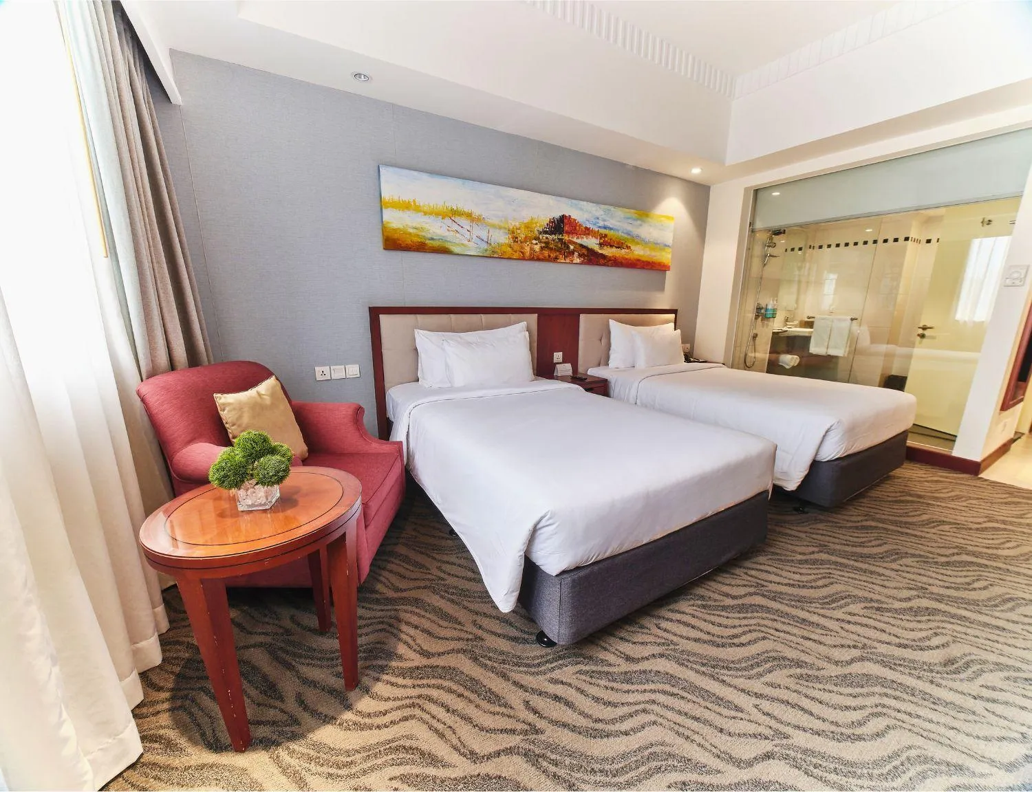 Bed in Saigon Prince Hotel