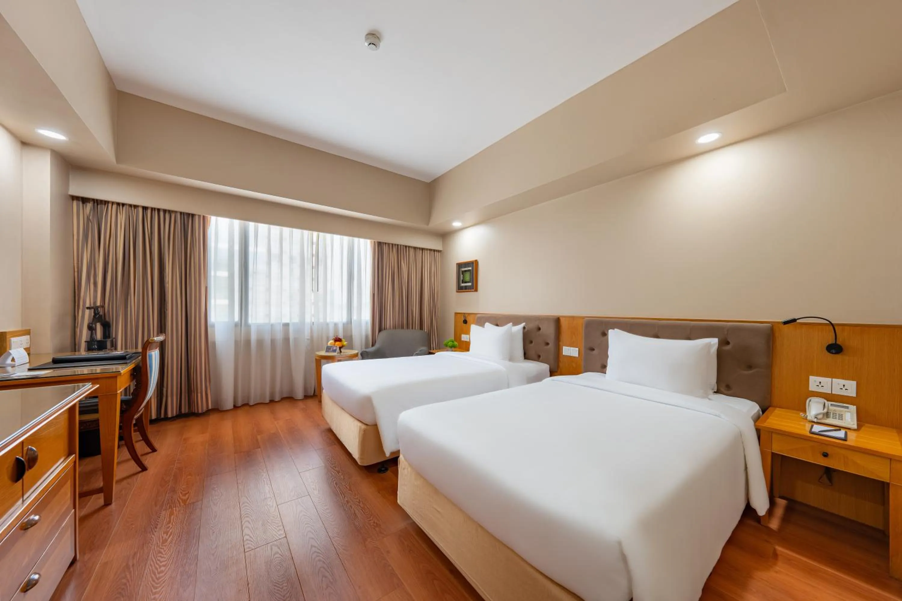 Bed in Saigon Prince Hotel