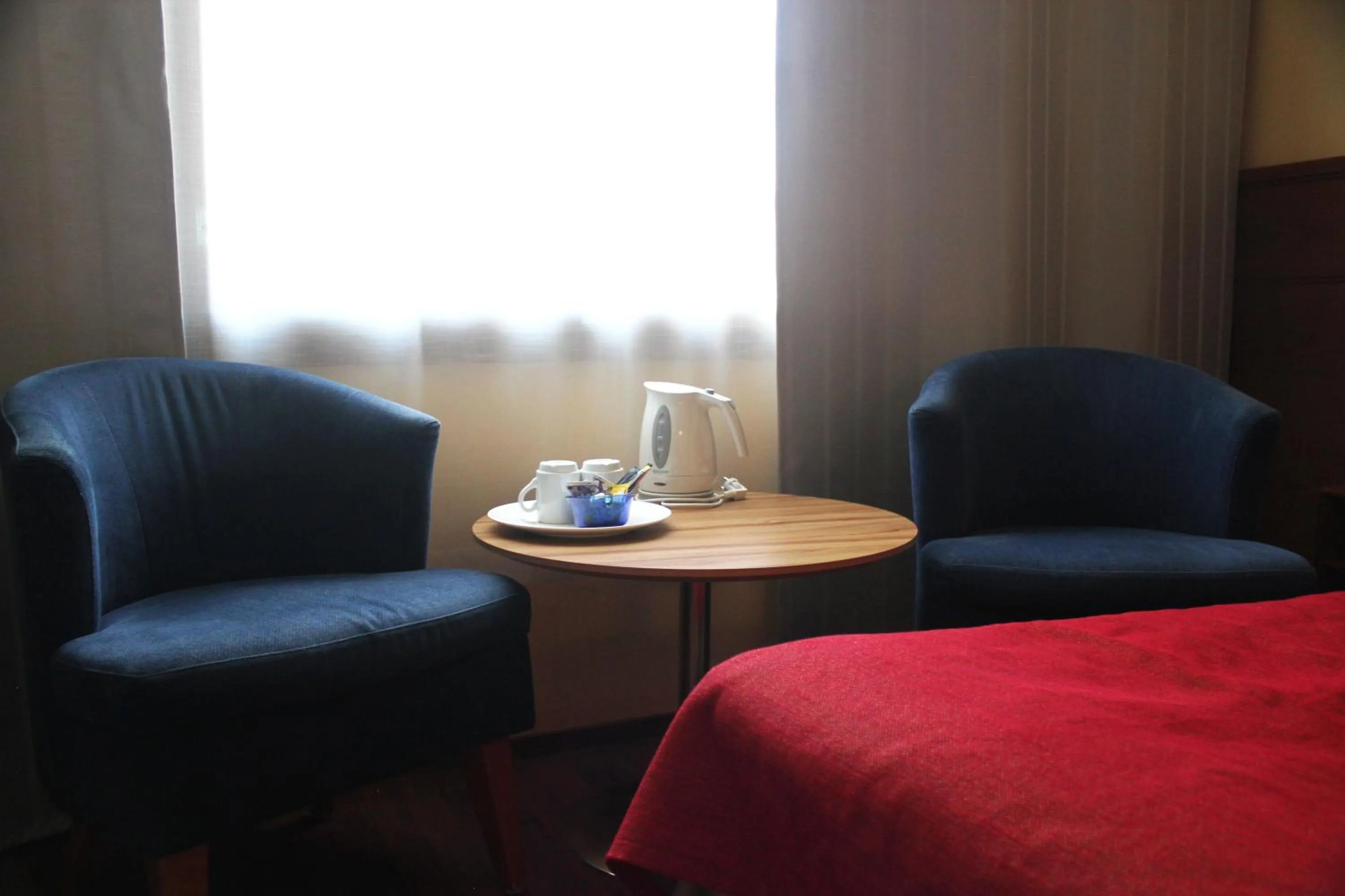 Seating area in Hotel Savoy