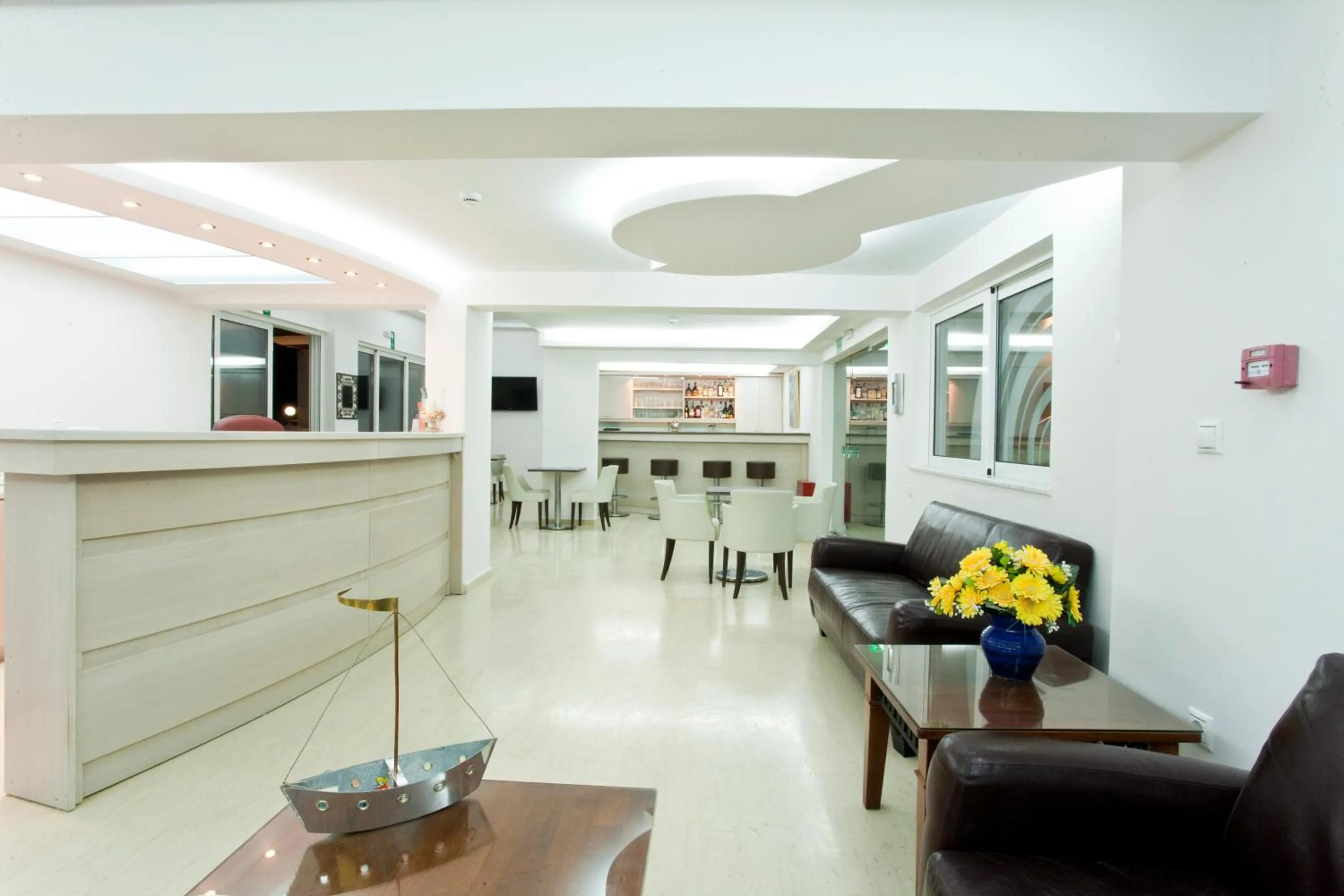 Lobby or reception in Phaedra Hotel
