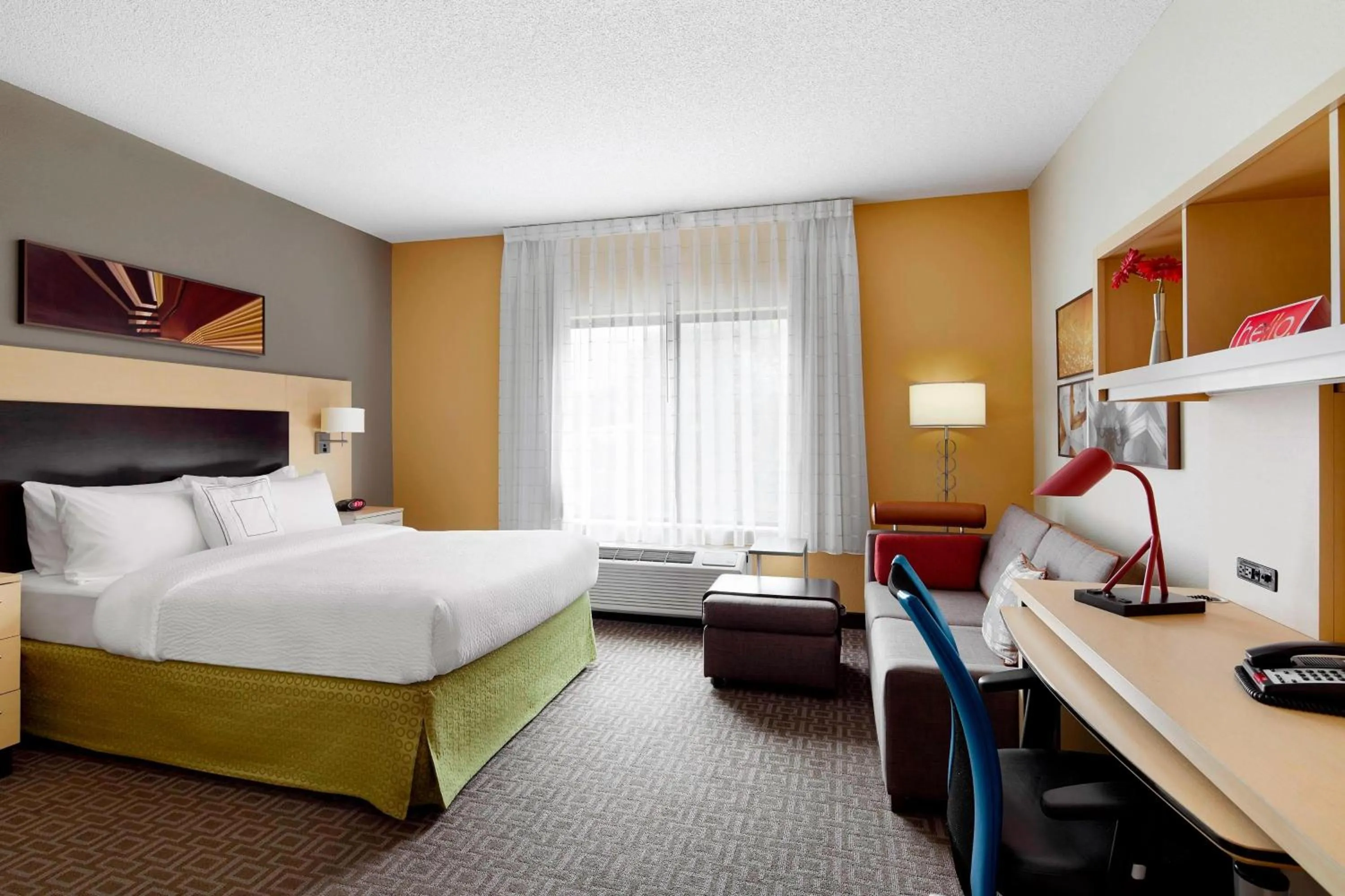 Photo of the whole room, Bed in TownePlace Suites by Marriott Harrisburg Hershey