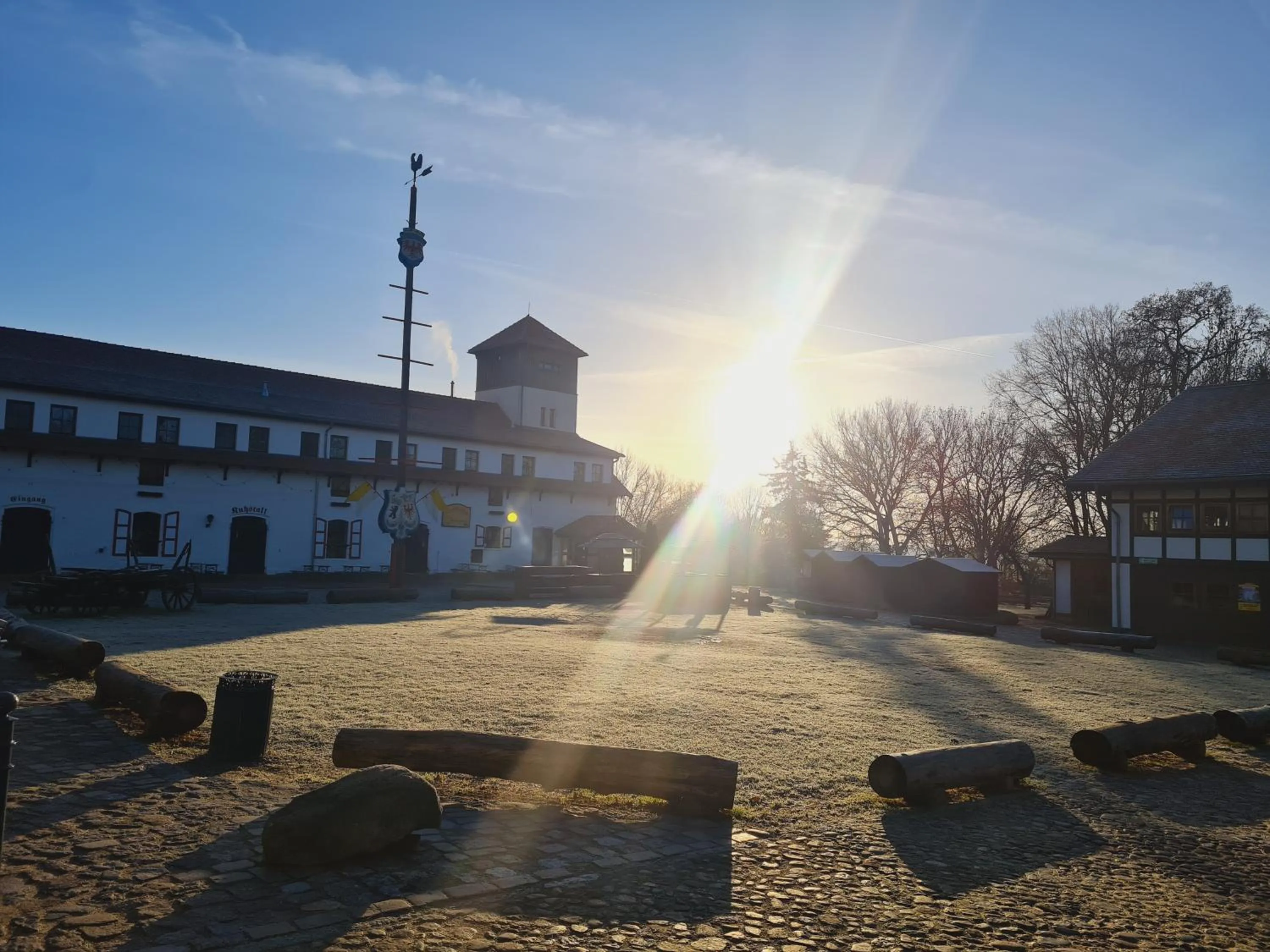 Patio in Schloss Diedersdorf