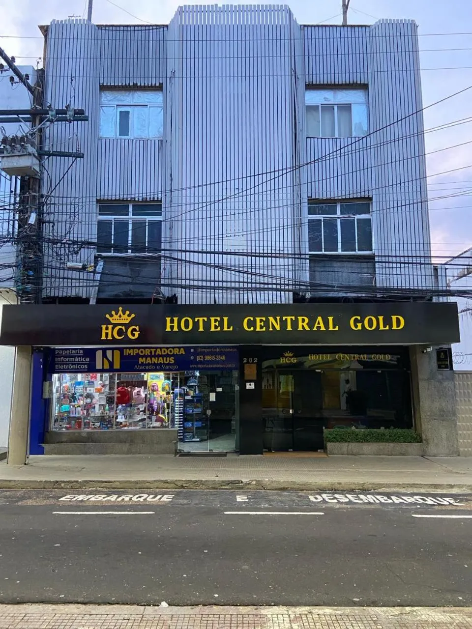 Facade/entrance in Hotel Central Gold