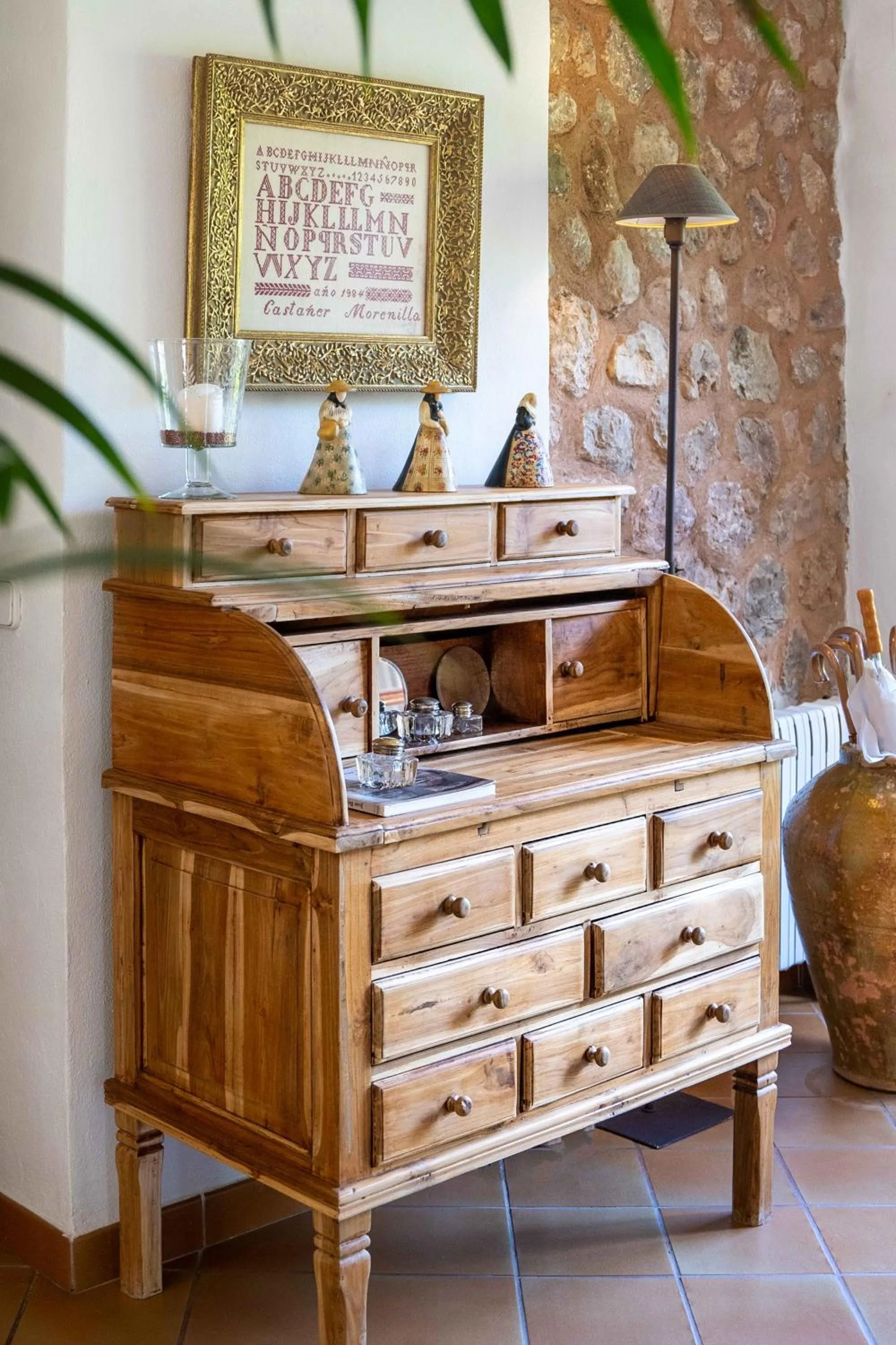 Lobby or reception in Finca Ca'n Quatre