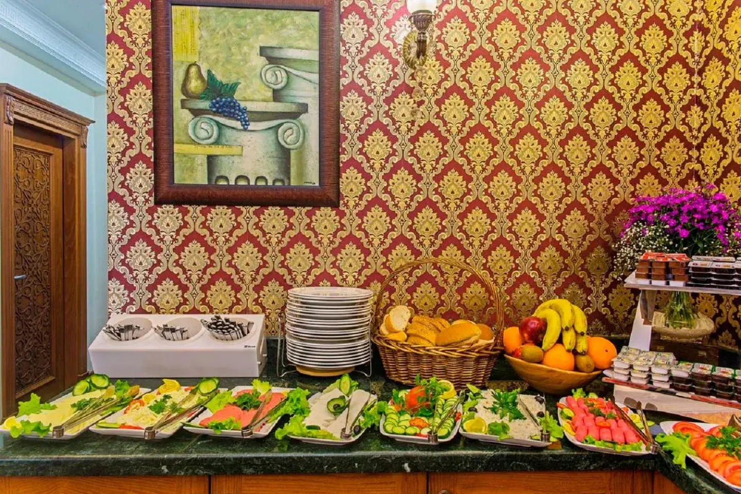 Buffet breakfast in Lausos Hotel Sultanahmet Buffet breakfast in Lausos Hotel Sultanahmet