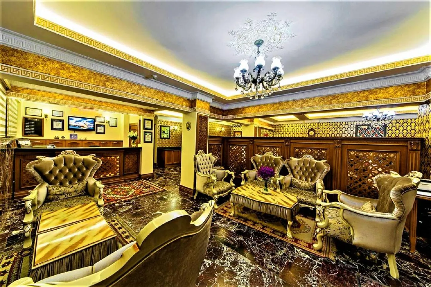 Lobby or reception in Lausos Hotel Sultanahmet