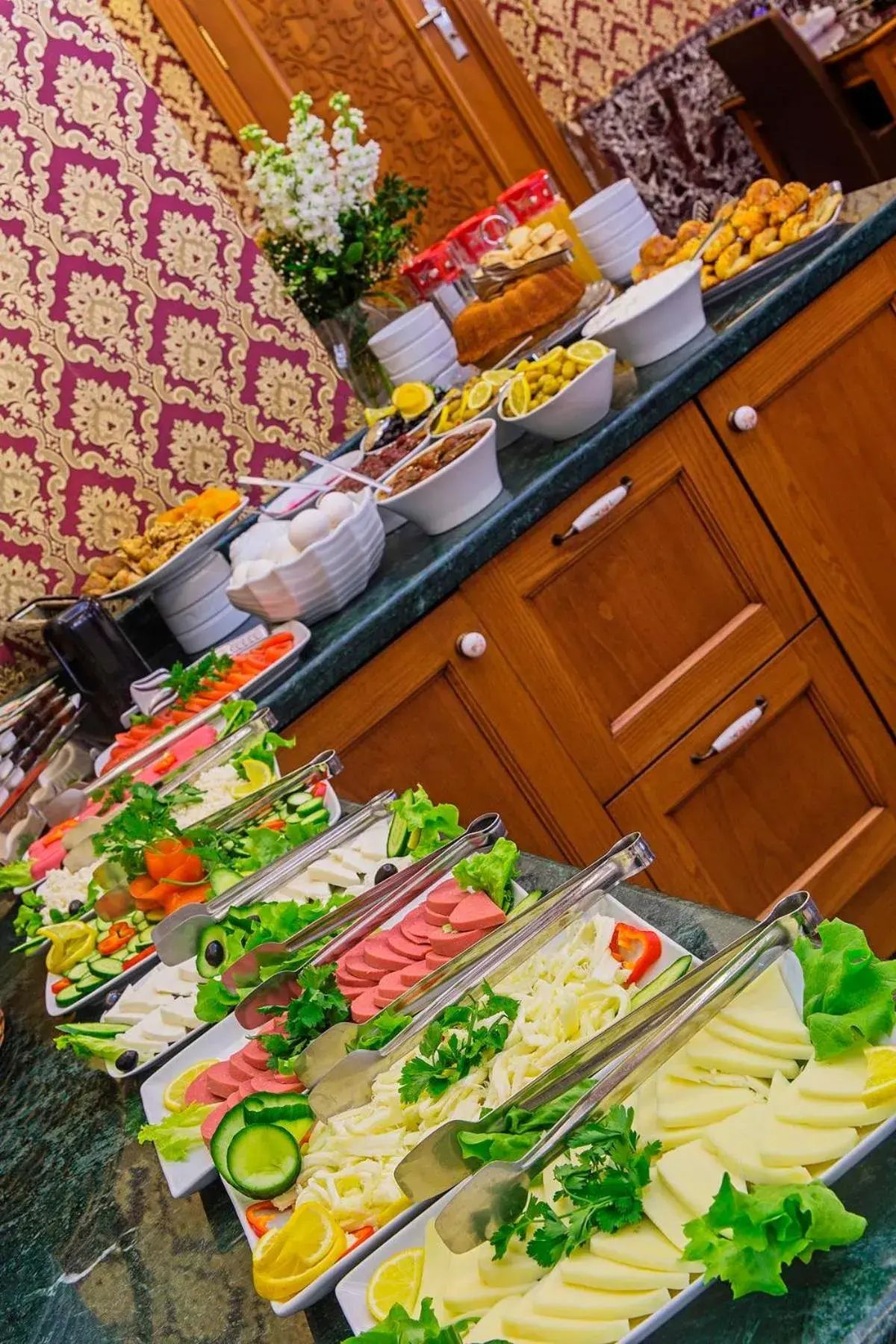 Buffet breakfast in Lausos Hotel Sultanahmet Buffet breakfast in Lausos Hotel Sultanahmet