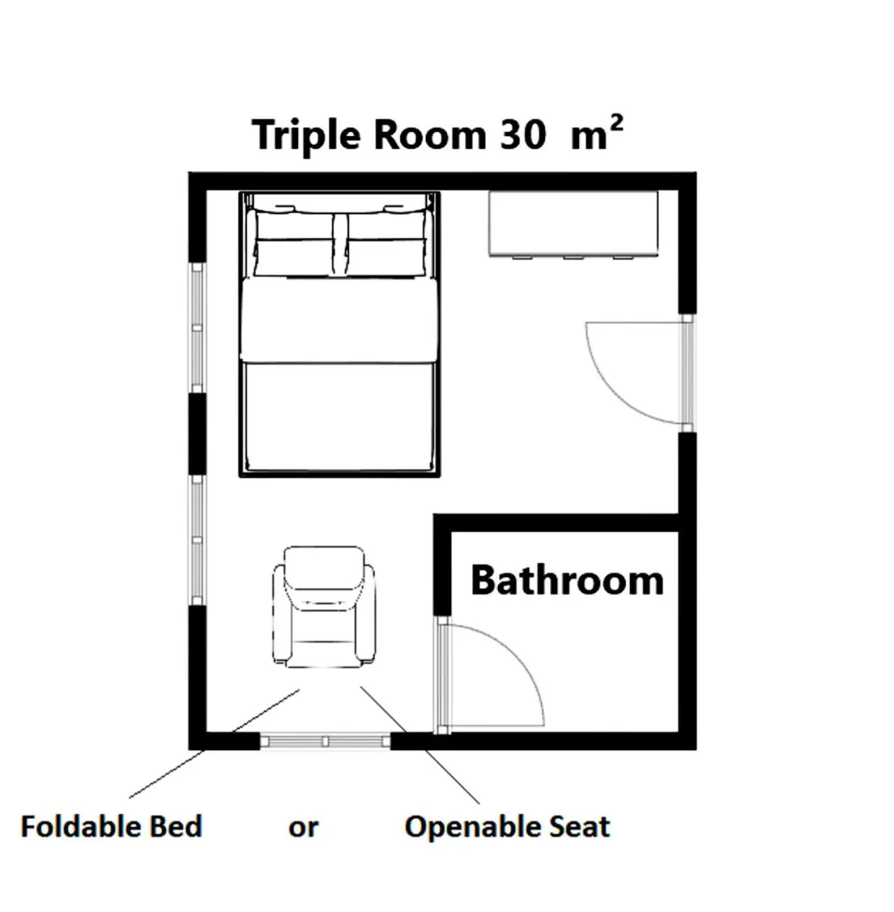 Photo of the whole room in Lausos Hotel Sultanahmet