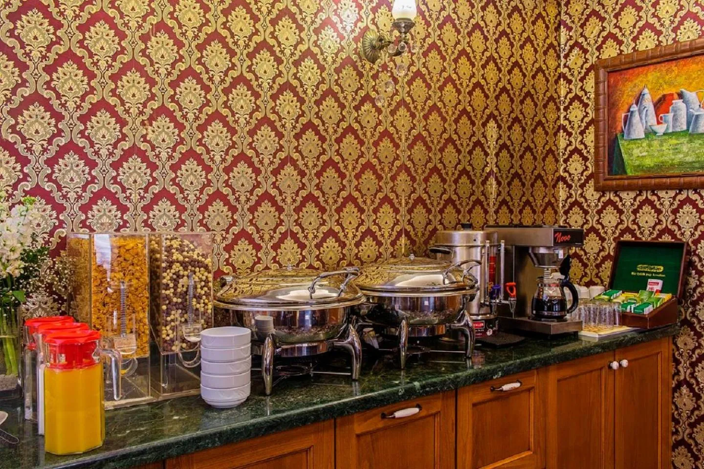 Buffet breakfast in Lausos Hotel Sultanahmet