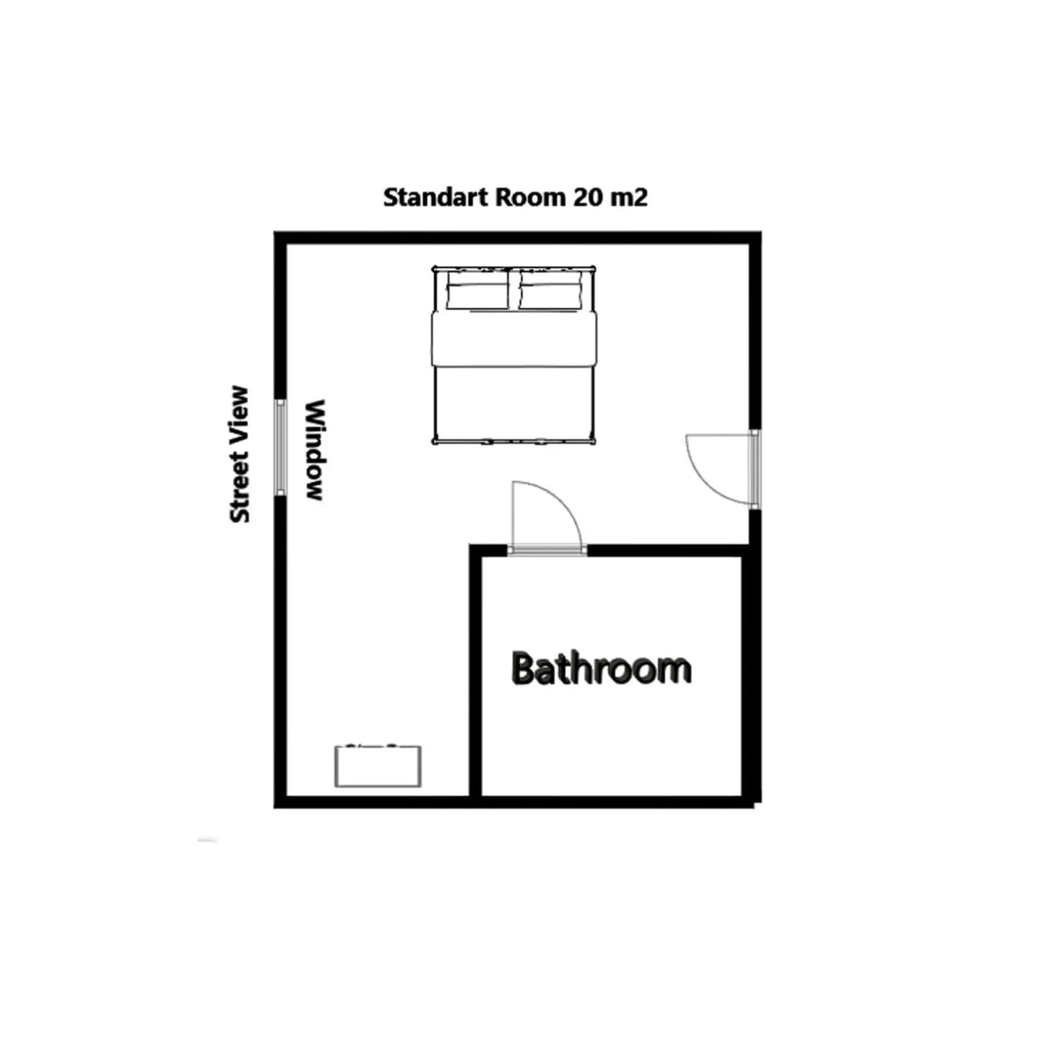 Floor plan in Lausos Hotel Sultanahmet