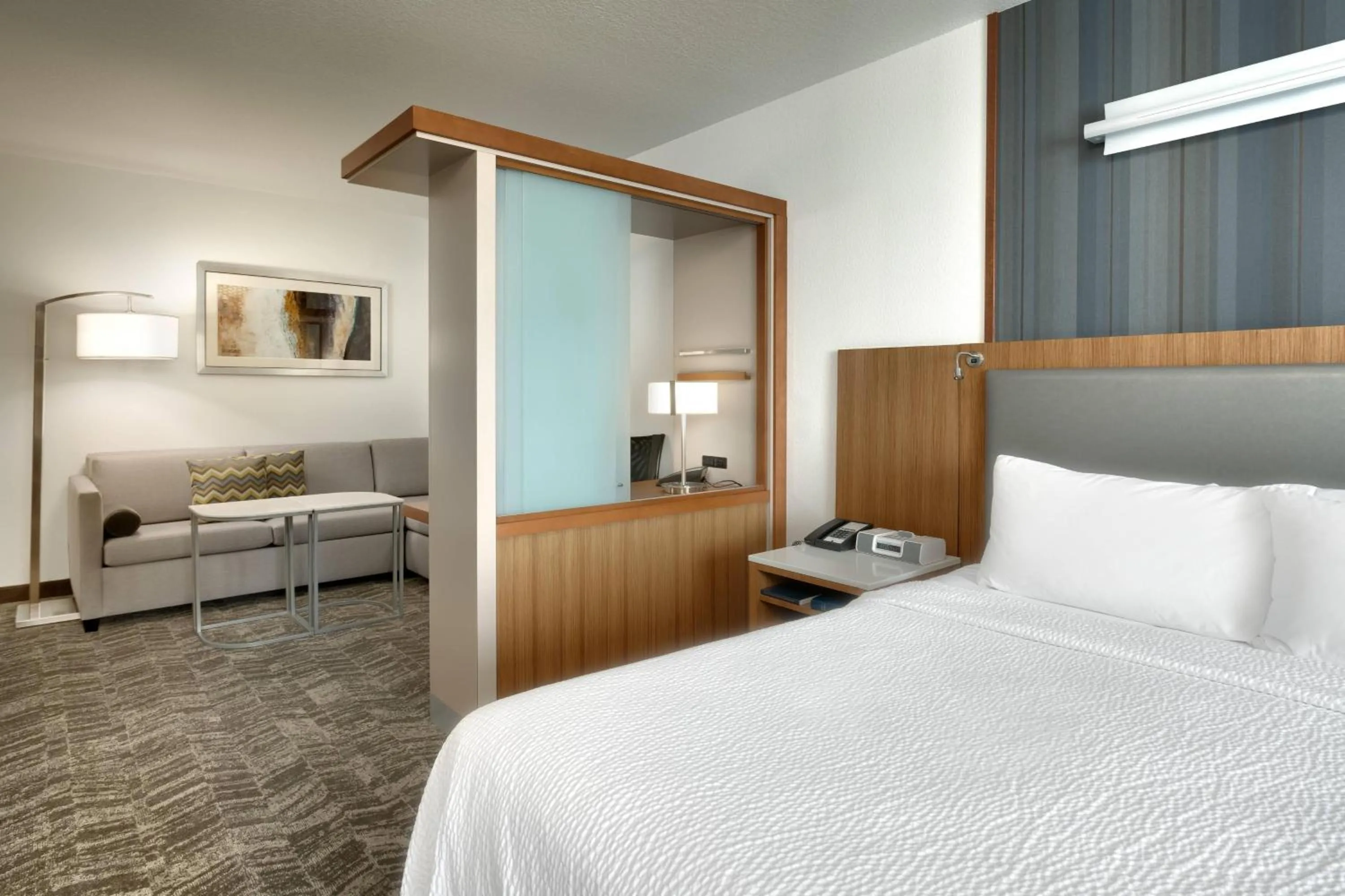 Bedroom, Bed in SpringHill Suites by Marriott Rexburg