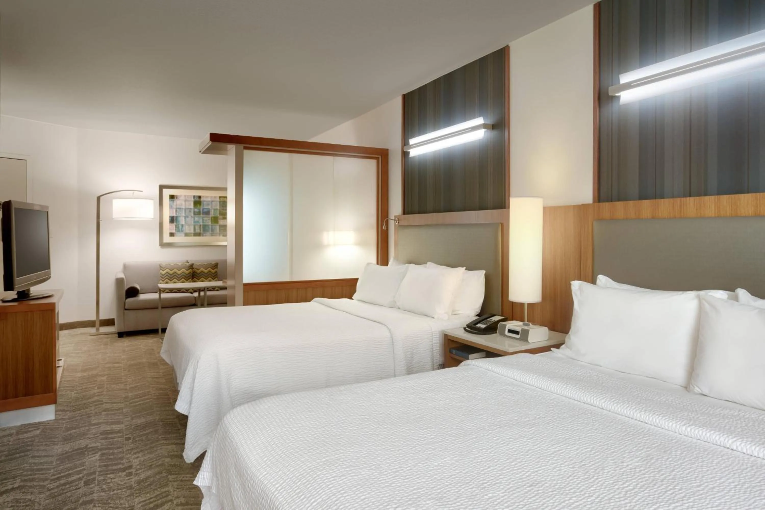 Bedroom, Bed in SpringHill Suites by Marriott Rexburg