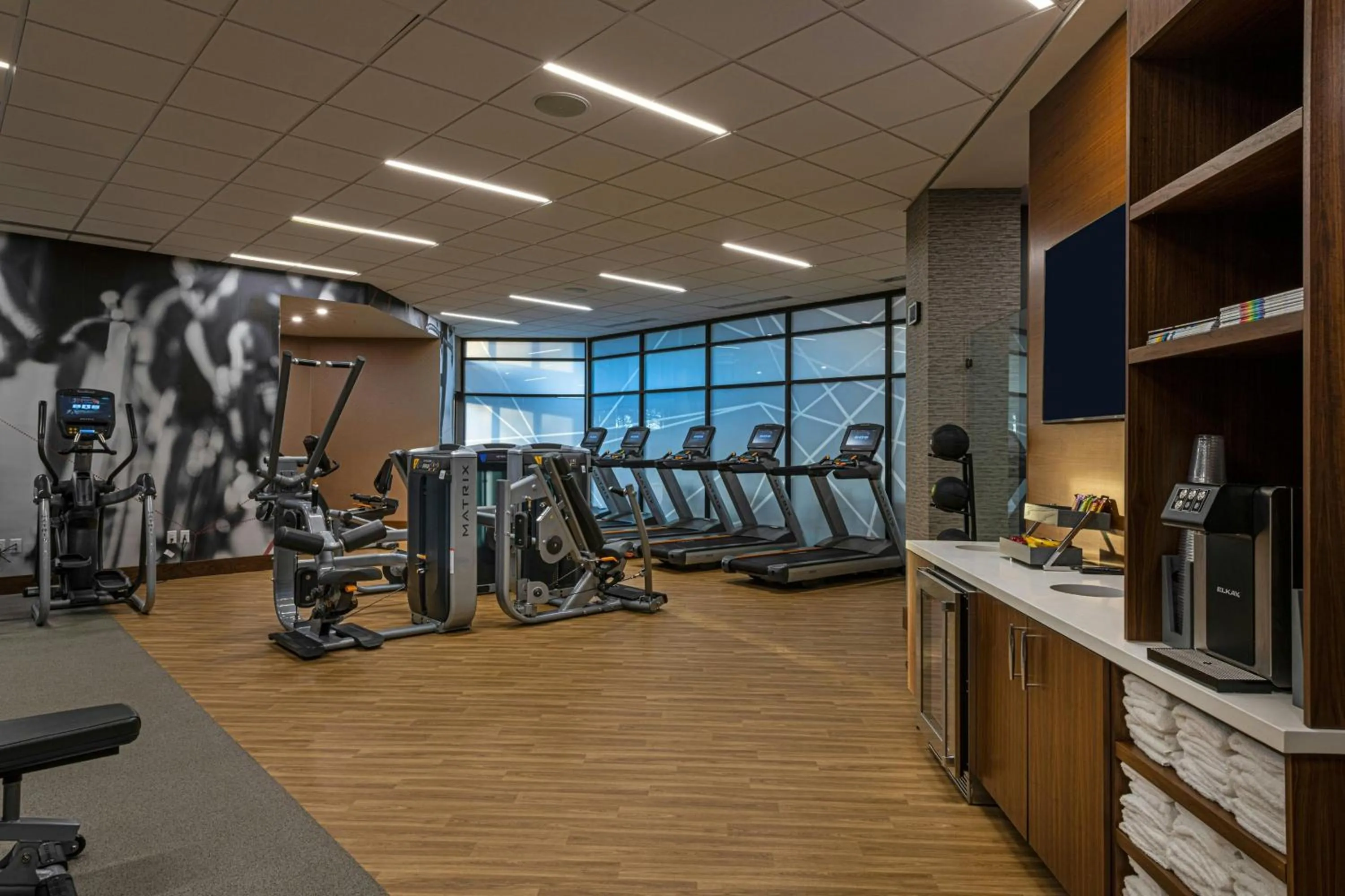 Fitness centre/facilities in Wichita Marriott