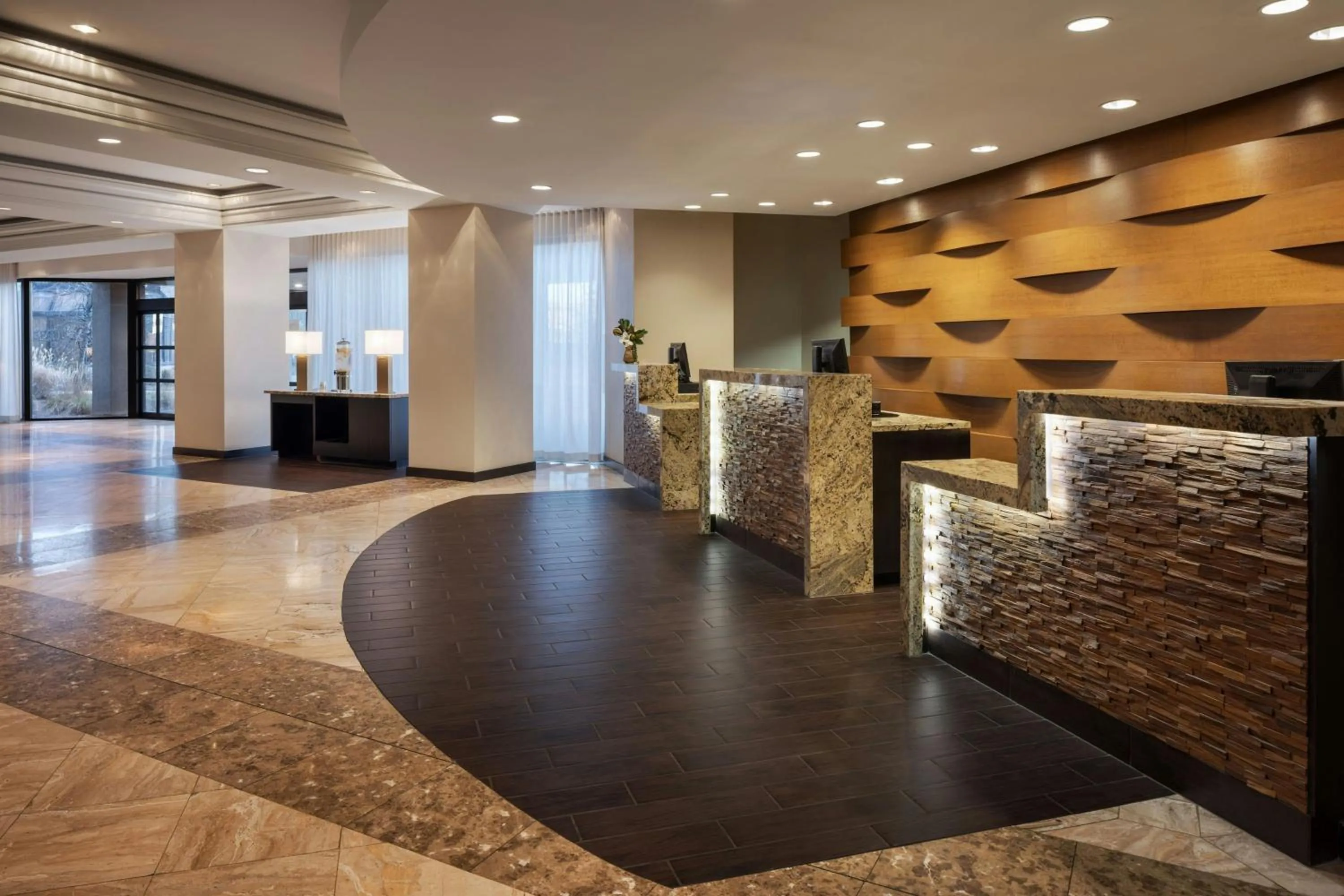 Lobby or reception in Wichita Marriott