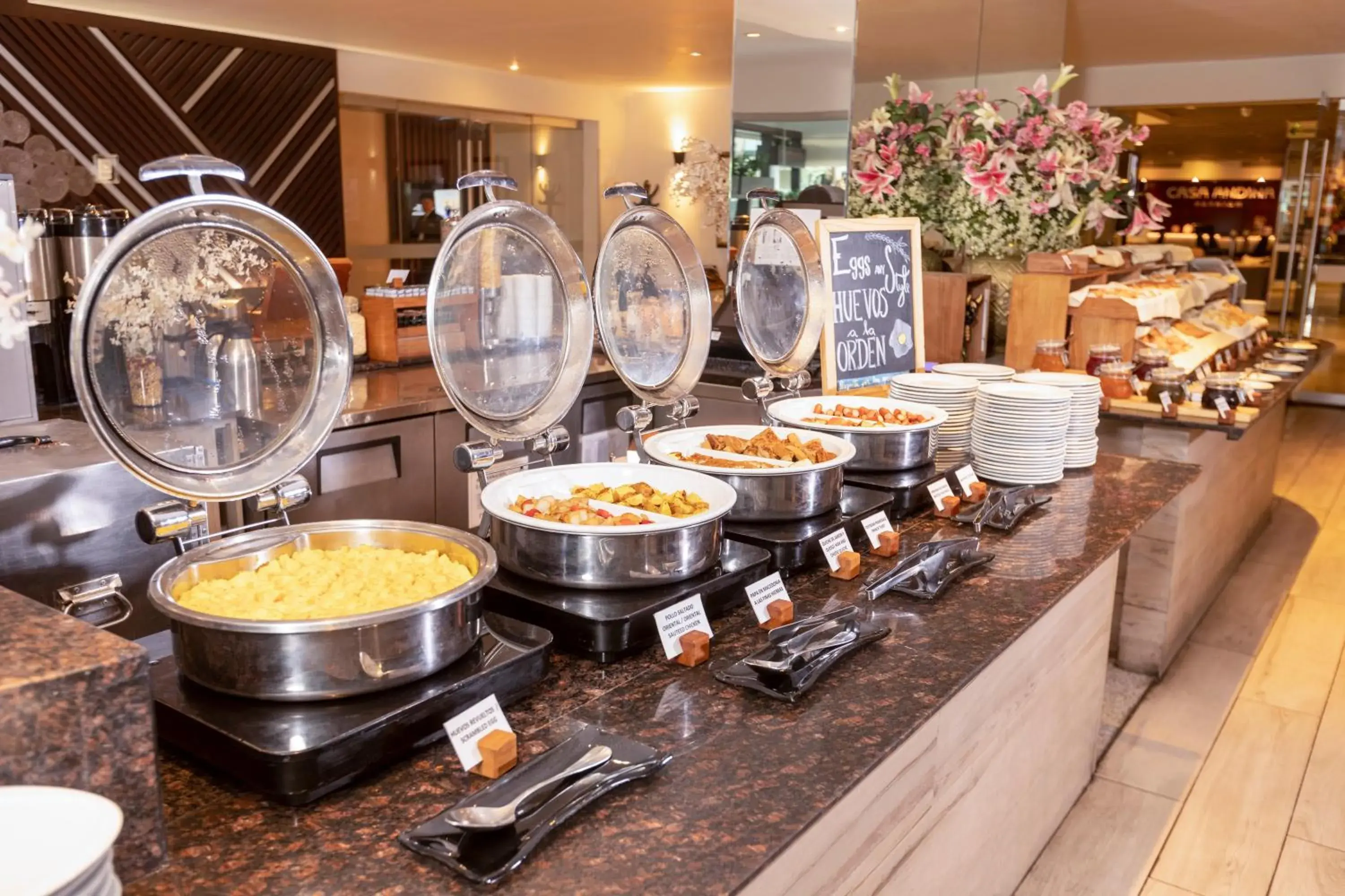 Buffet breakfast in Casa Andina Premium Miraflores Buffet breakfast in Casa Andina Premium Miraflores