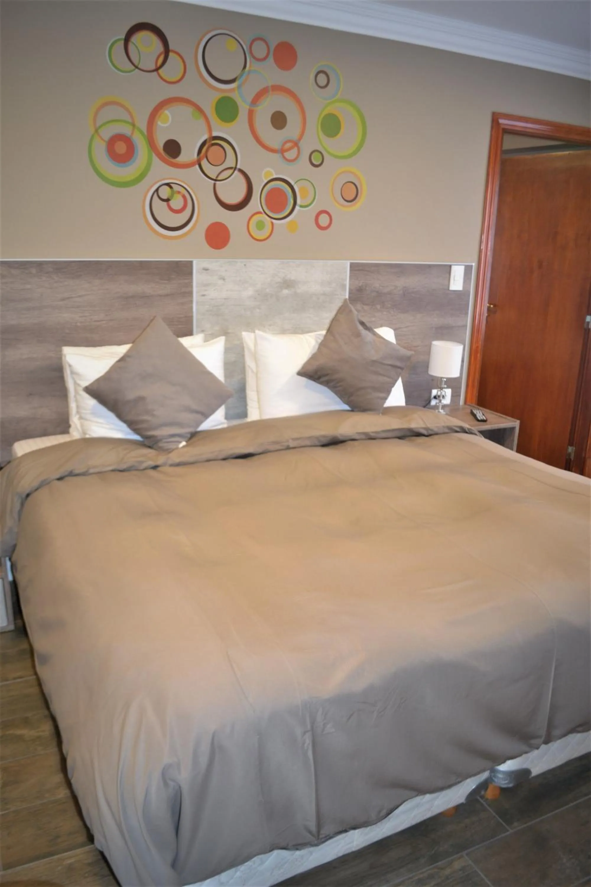 Bed in Hosteria y Restaurante America